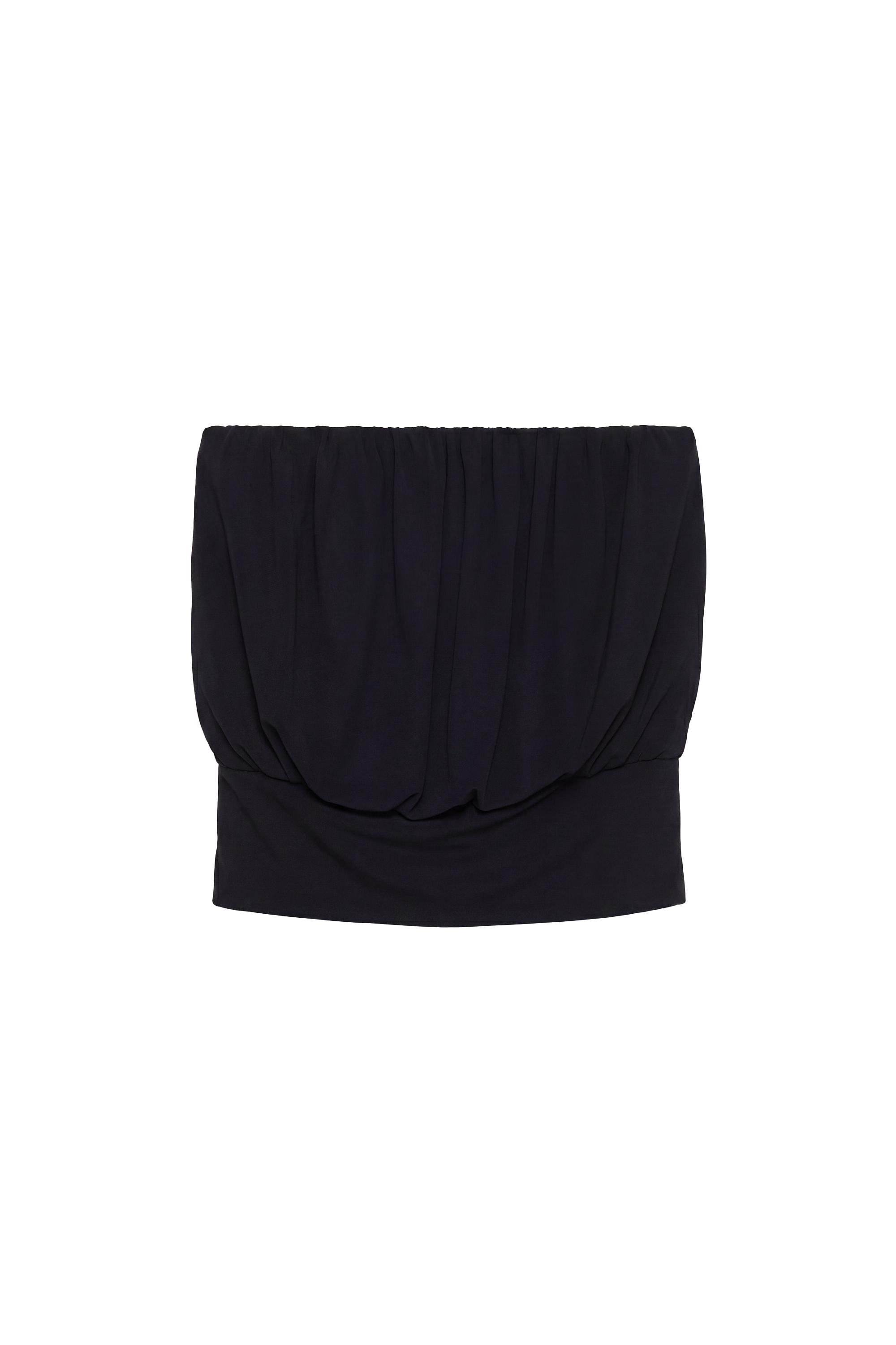 Pull&Bear Straplez kuşaklı bluz görsel 2