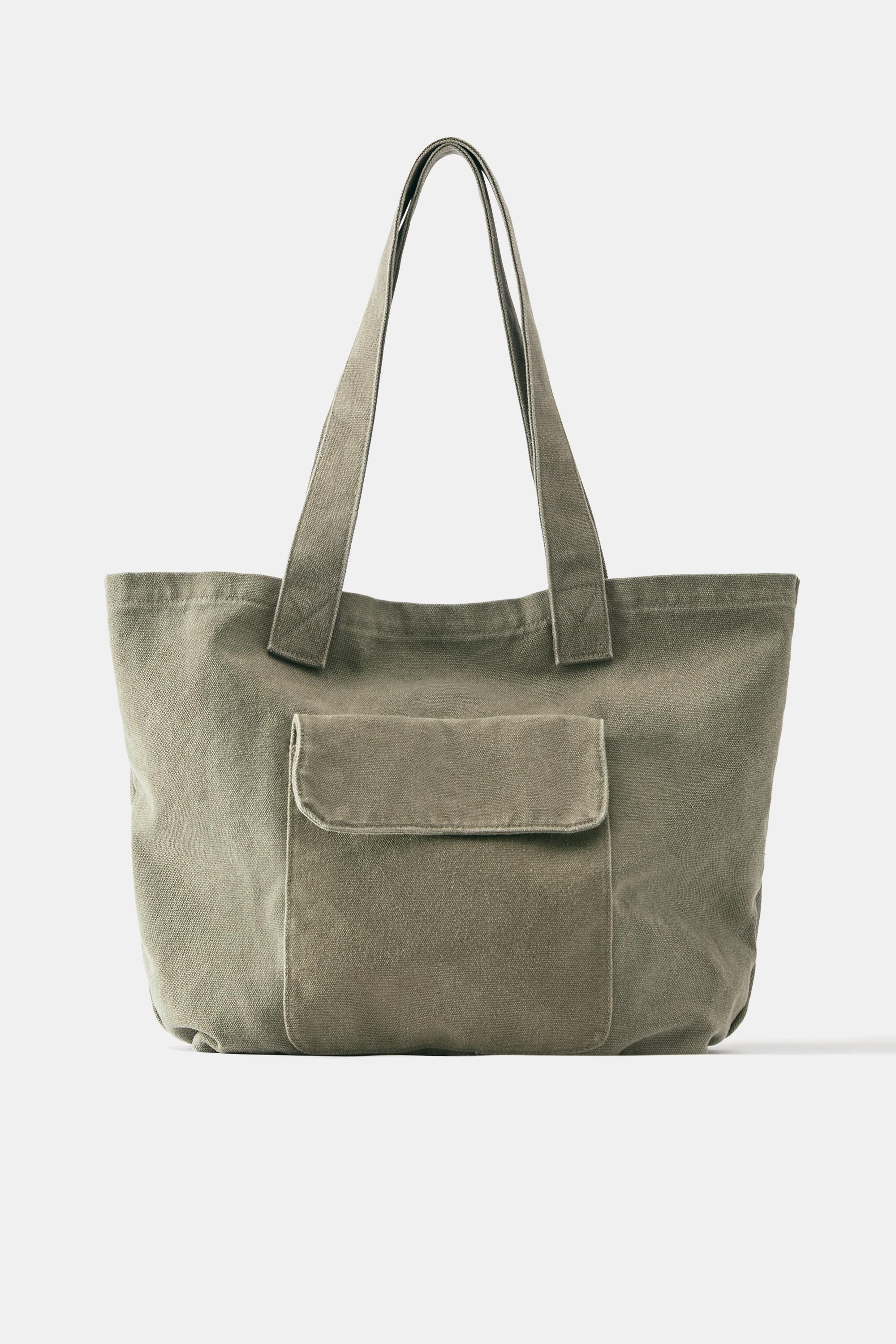 Canvas tote bag — Khaki
