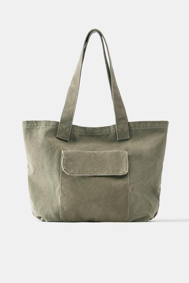 Canvas tote bag — Khaki 2