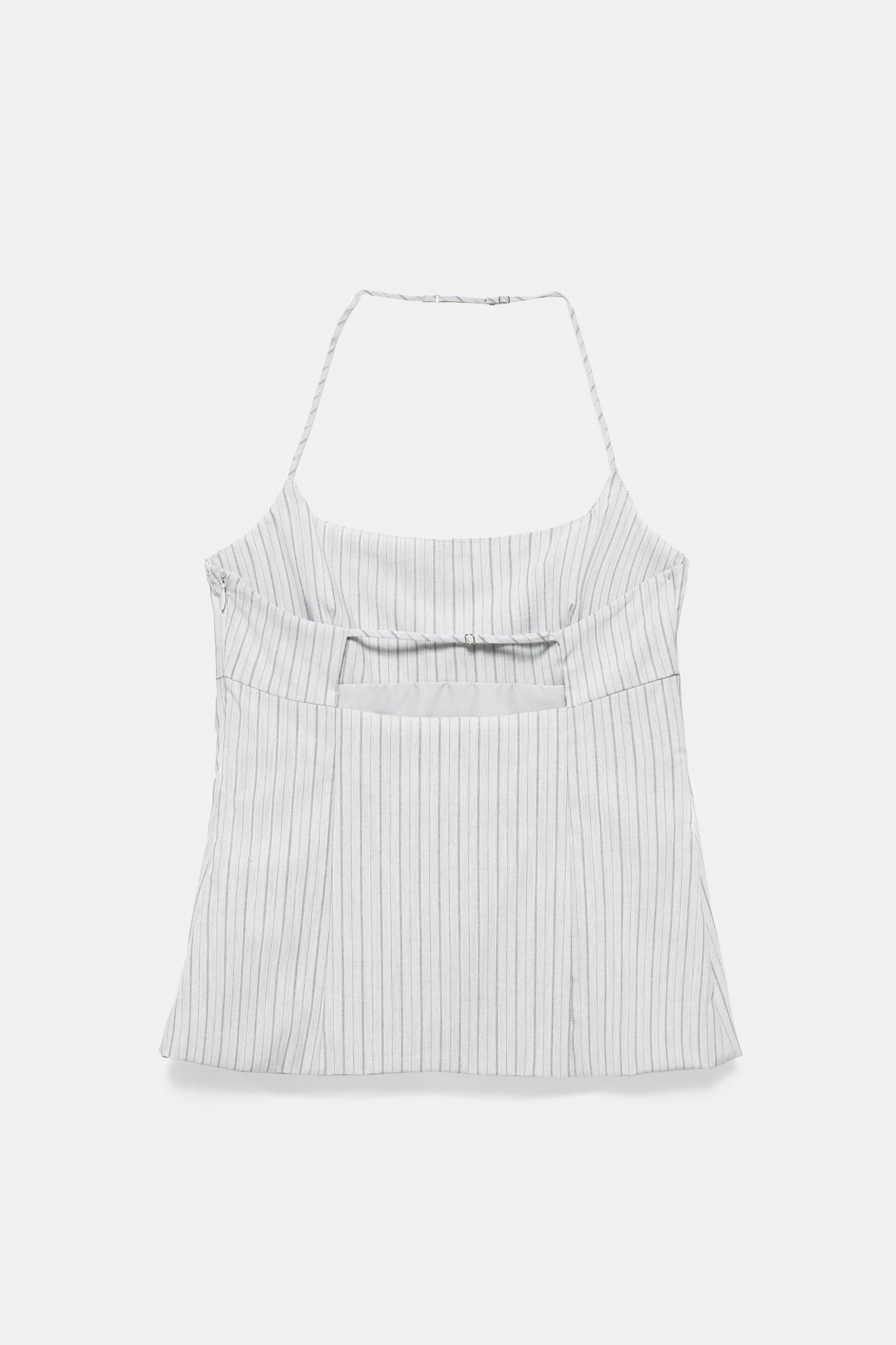 Striped halter top — Striped