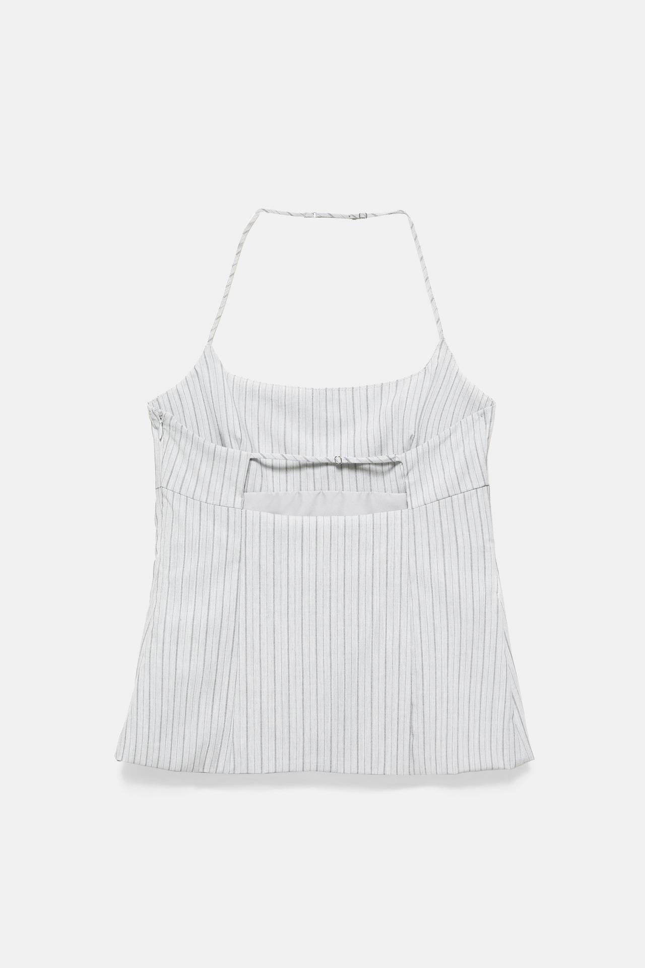 Striped halter top — Striped