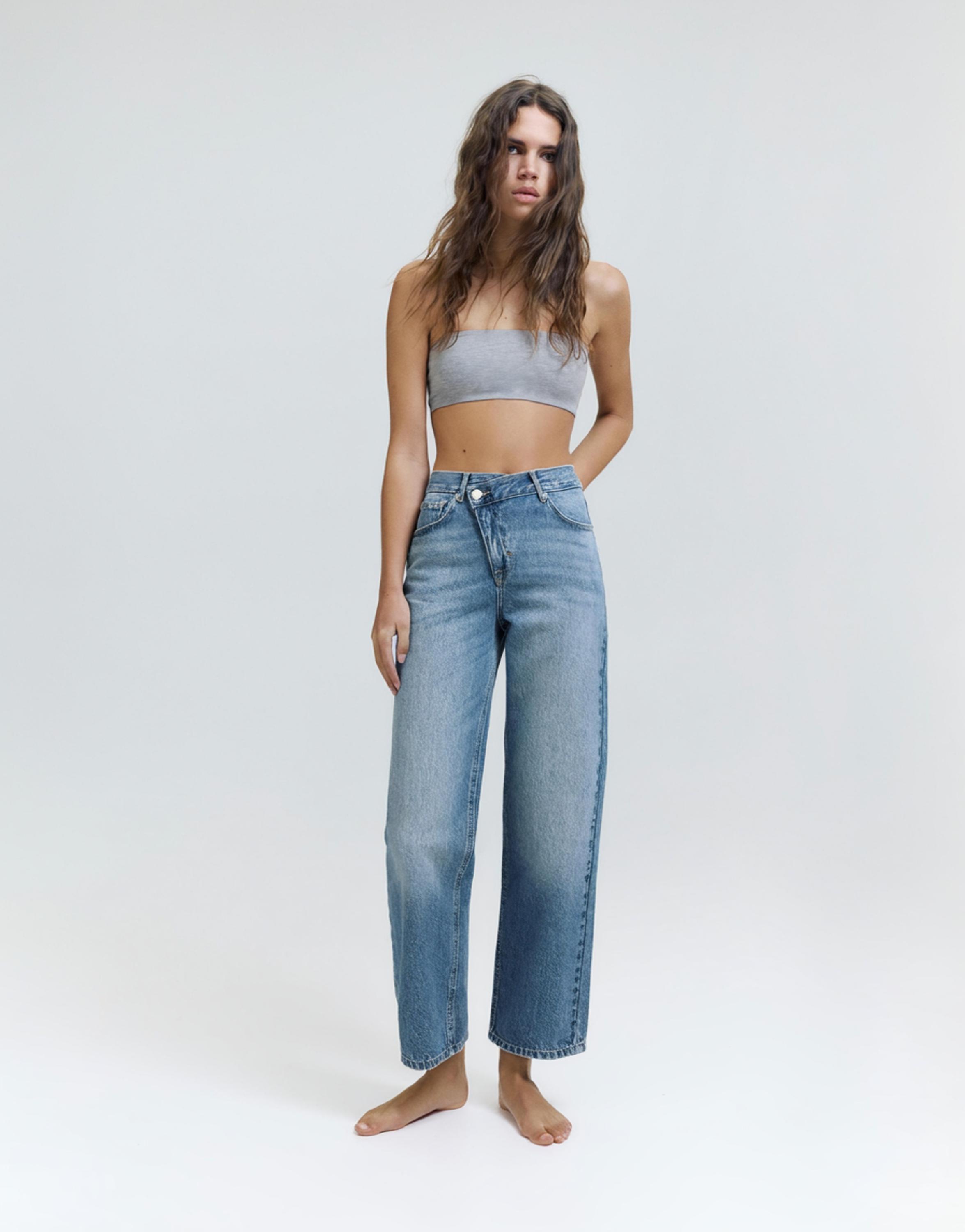 Çapraz bel straight fit jean - Görsel 88