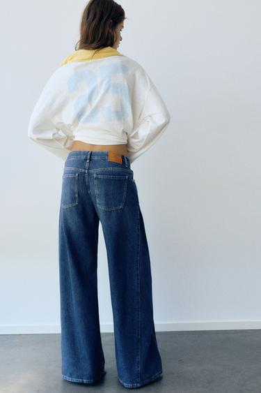 Wide-leg jeans — Dark navy 1