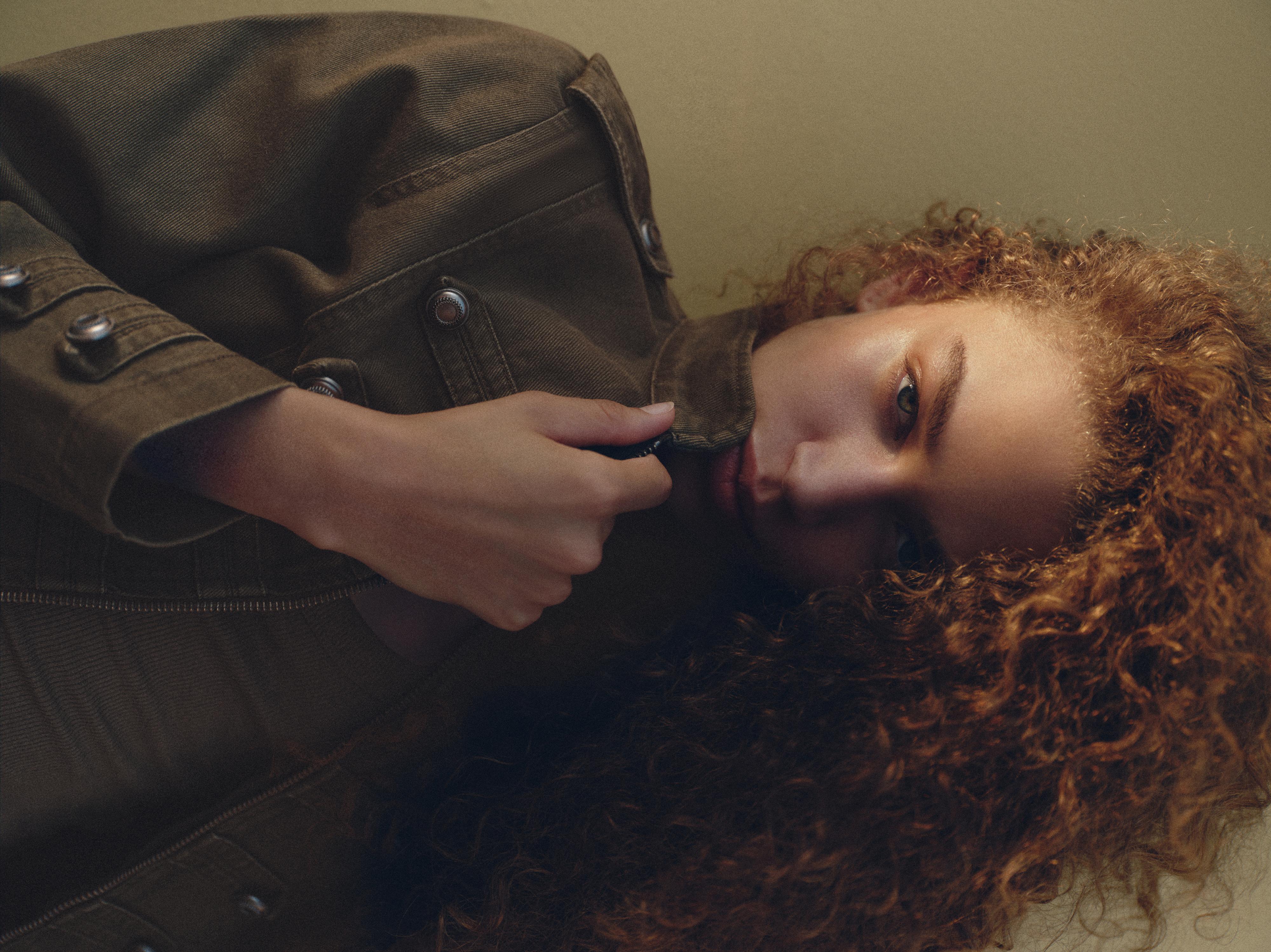 Fitted toggle button jacket — Dark khaki