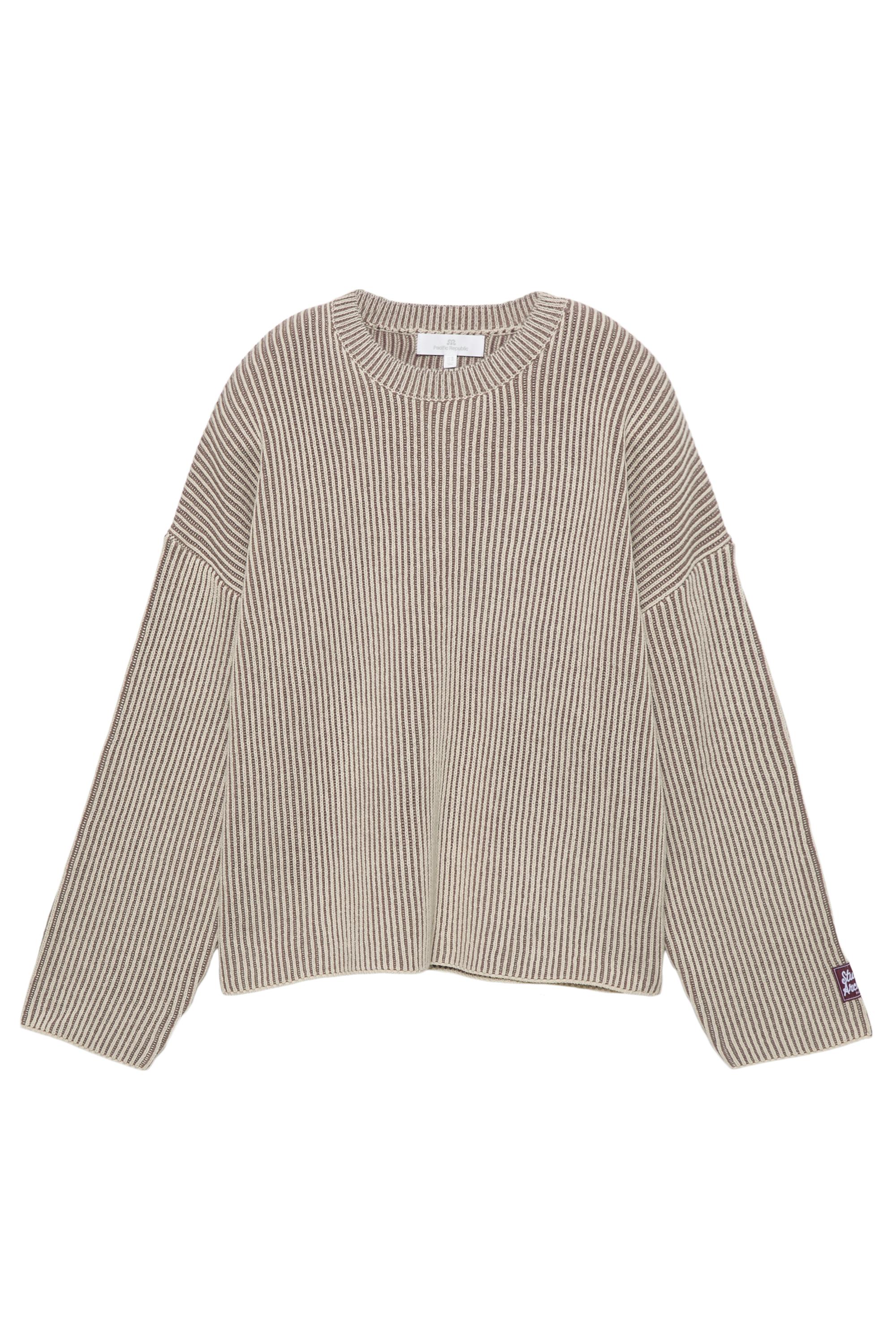 Kontrast iplikli fitilli kazak - Görsel 11