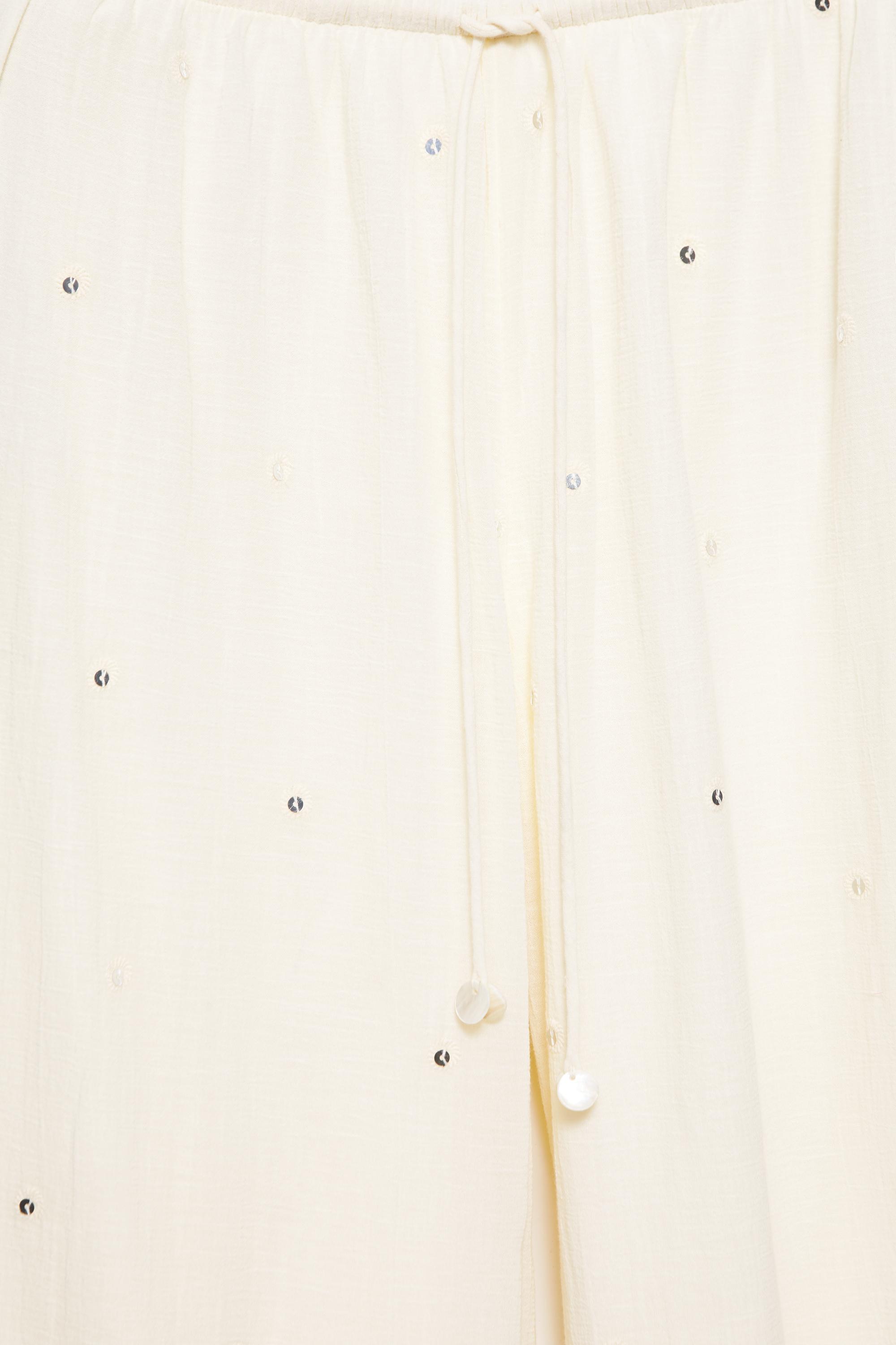 Sarouel trousers with mirrors — Vanilla
