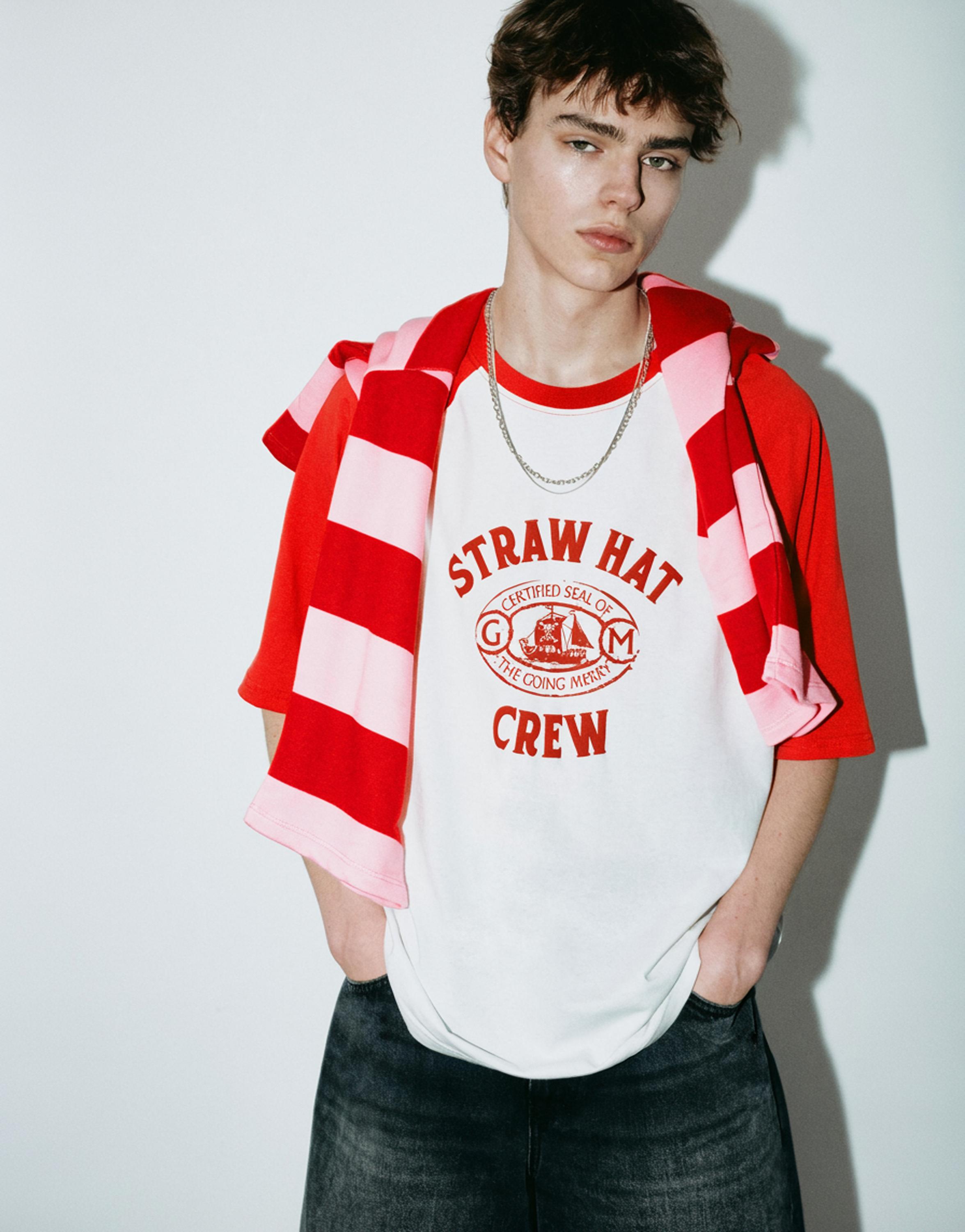 One Piece T-shirt — Reddish