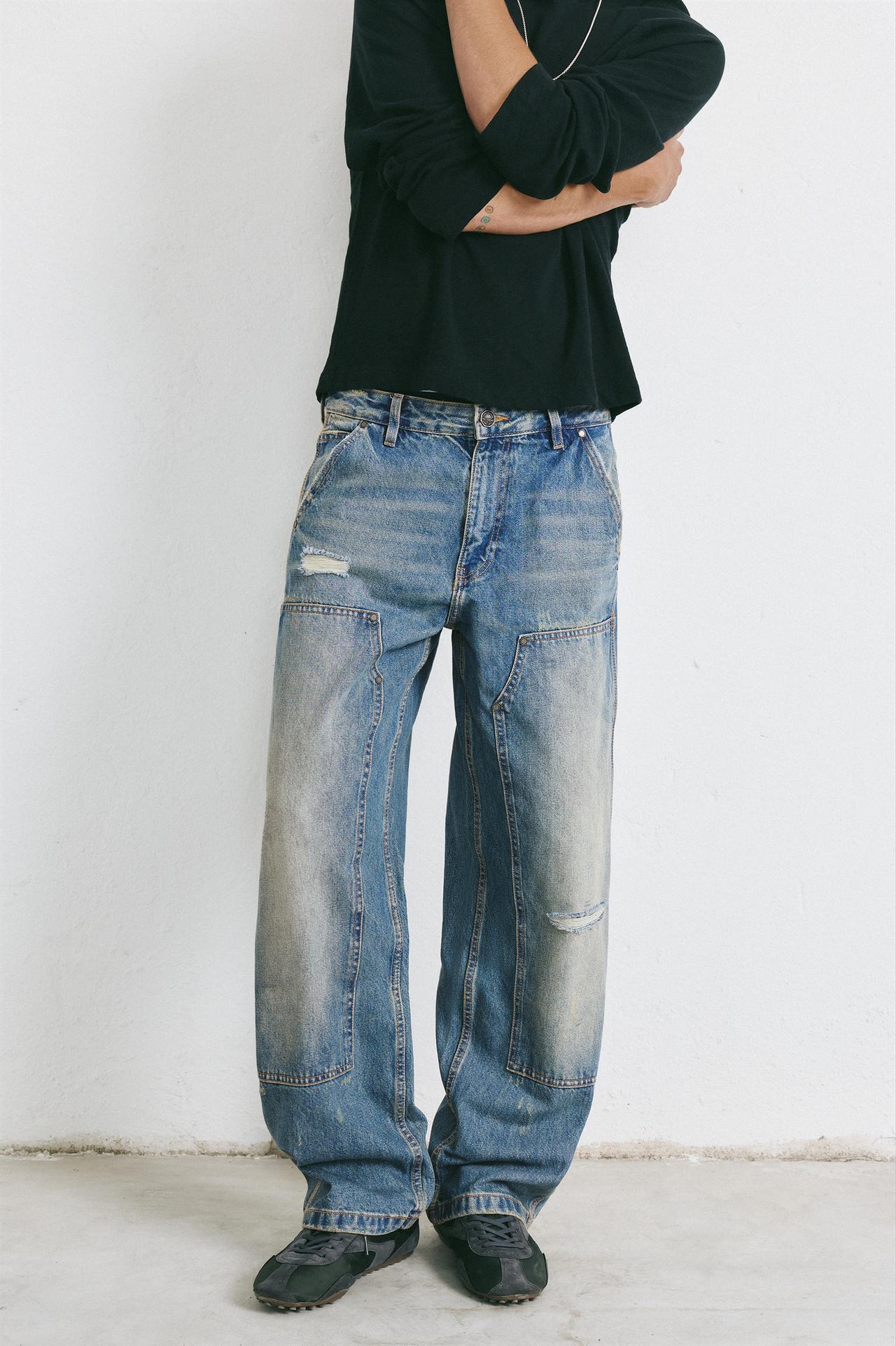 Baggy jeans — Medium blue