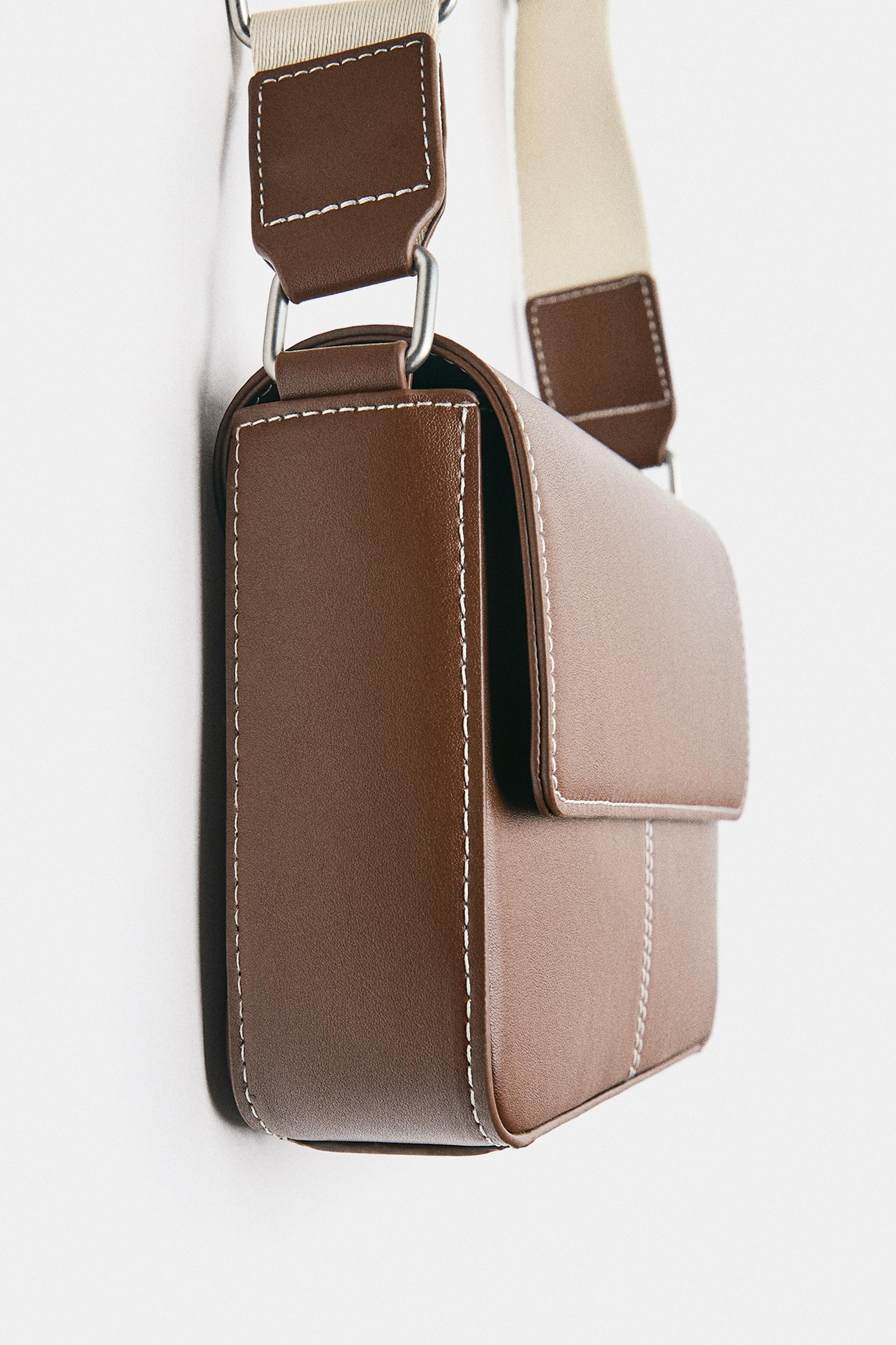 Dikişli portföy çapraz askılı çanta - Görsel 44