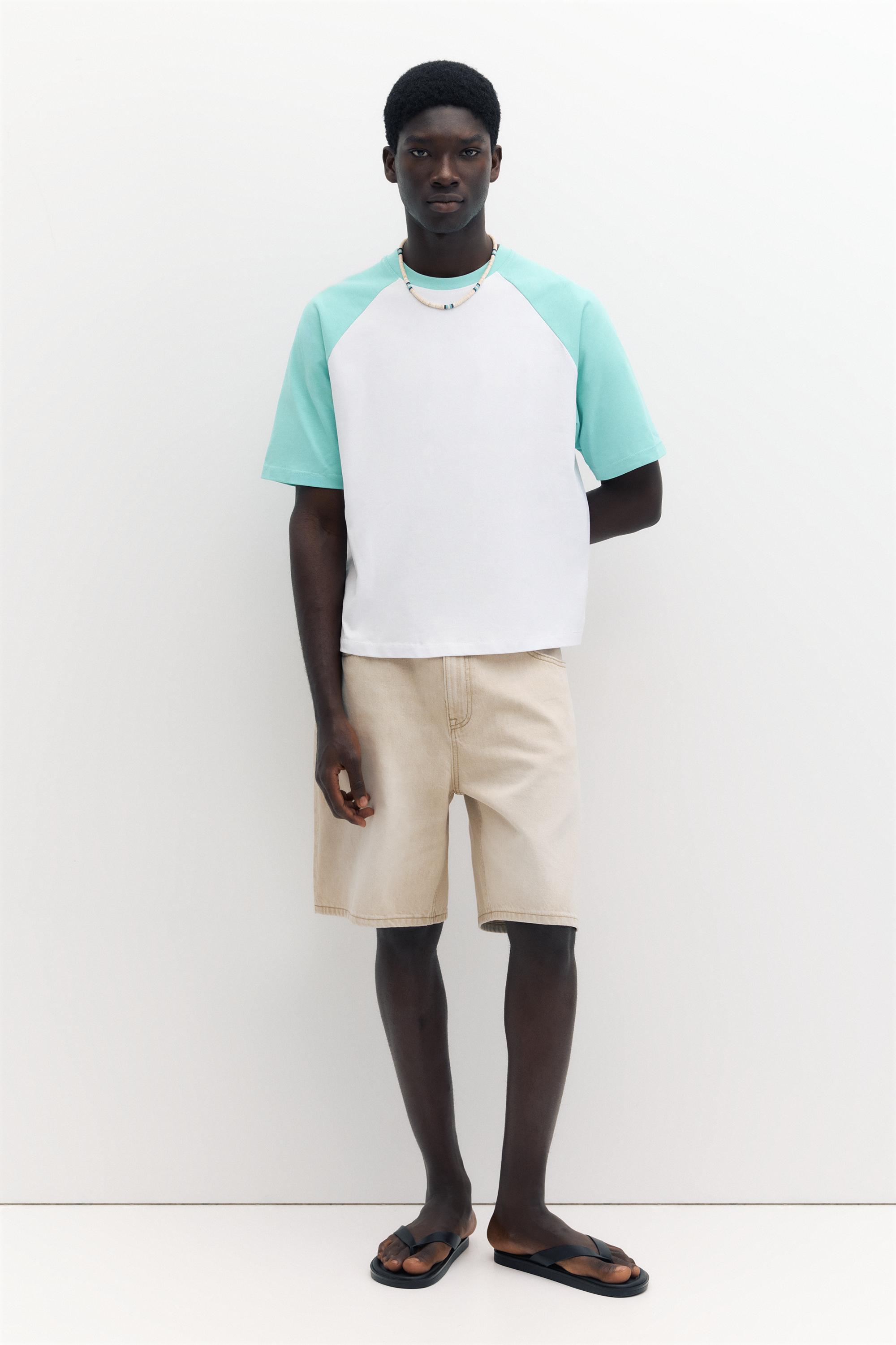 Raglan sleeve T-shirt — White