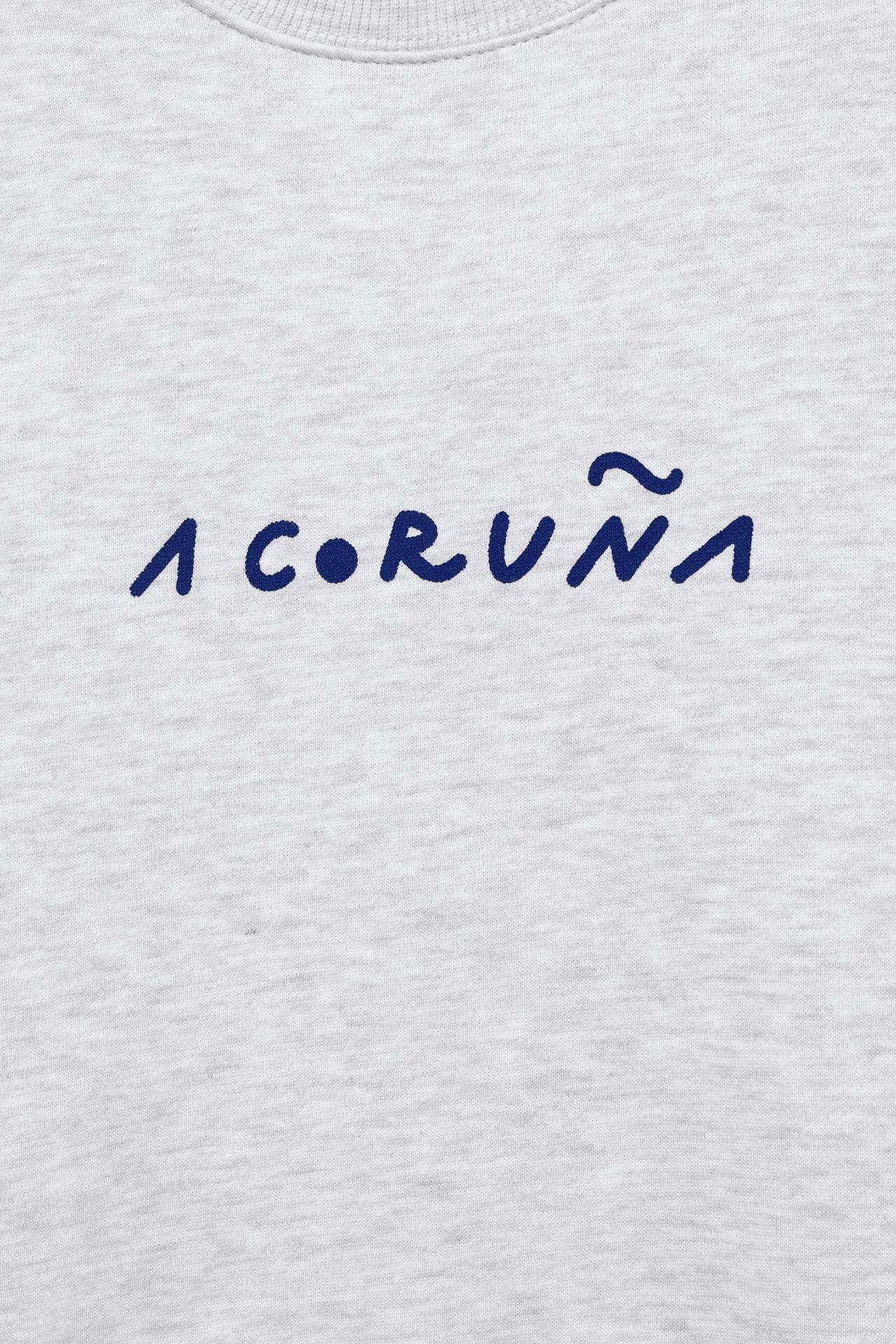 A Coruña Torre de Hércules sweatshirt — Grey marl