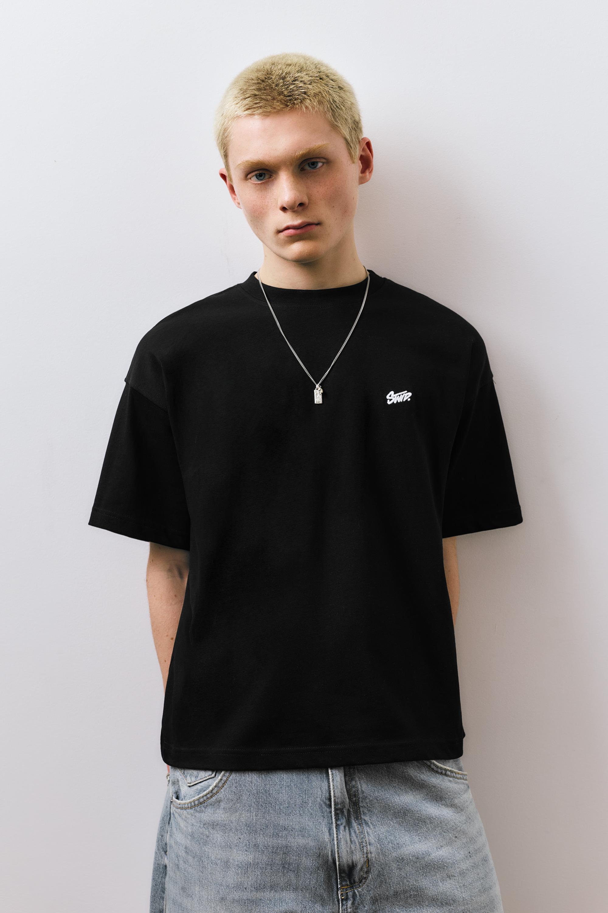 STWD logolu salaş t-shirt - Görsel 73