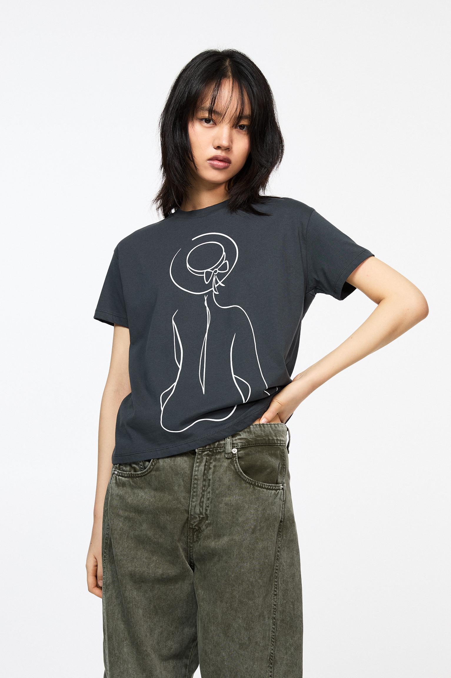 Orders t shirt femme pull and bear