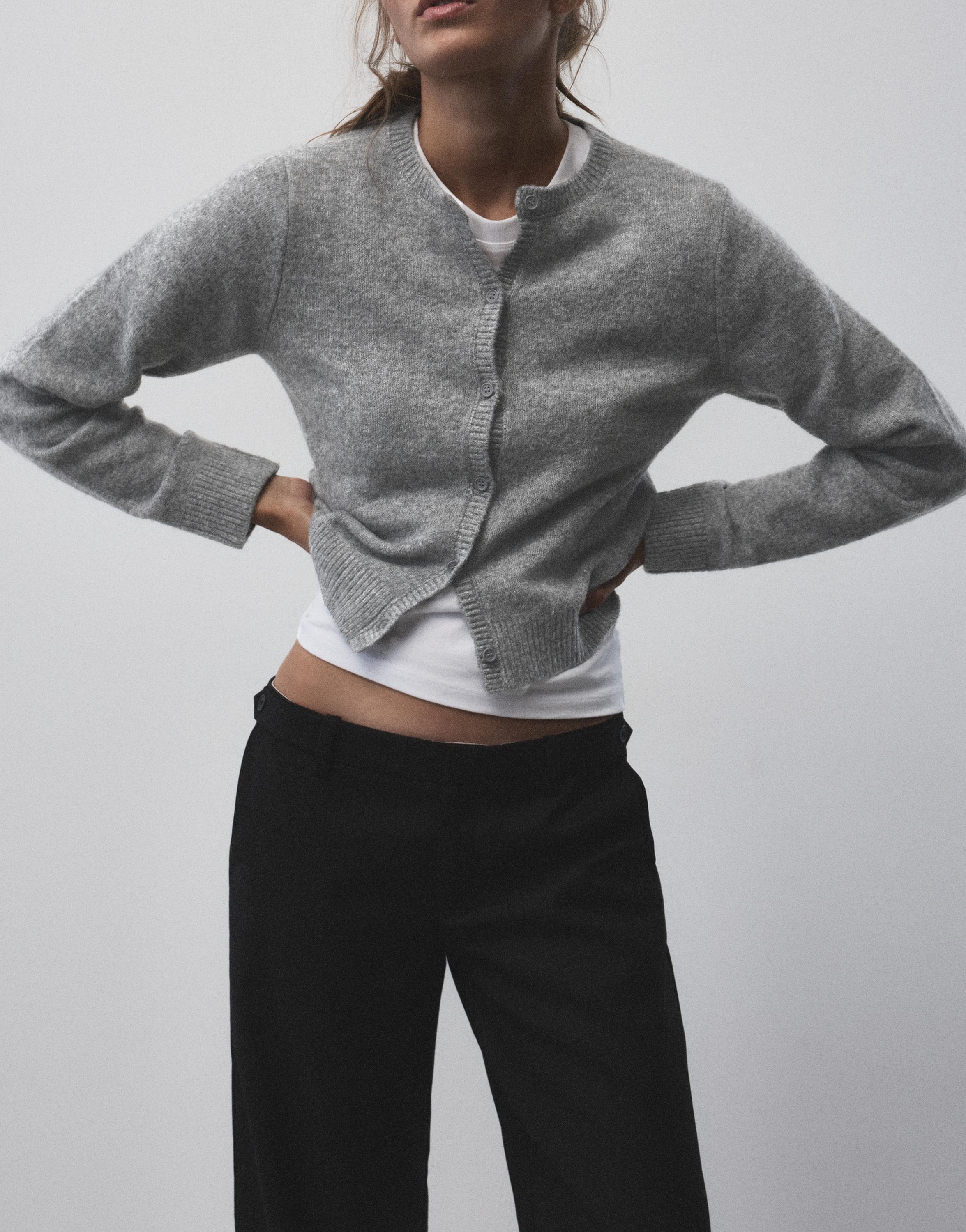 Pull&Bear Yumuşak dokulu triko hırka görsel 7