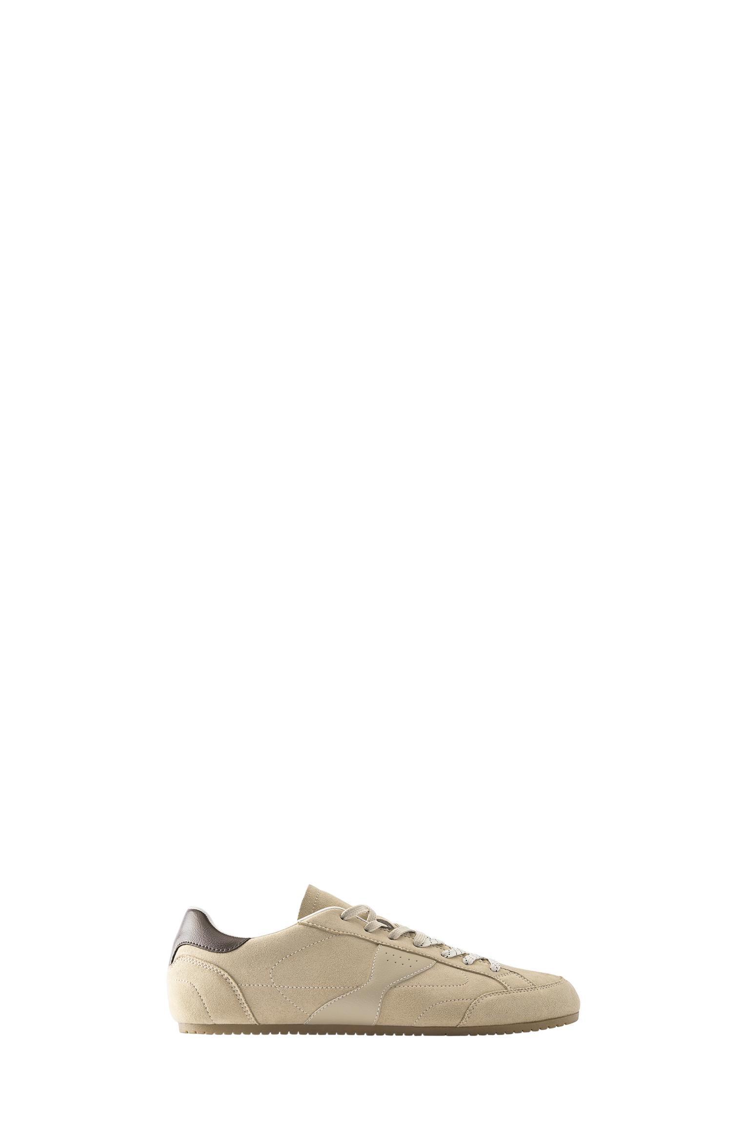 Slim fit trainers — Ecru