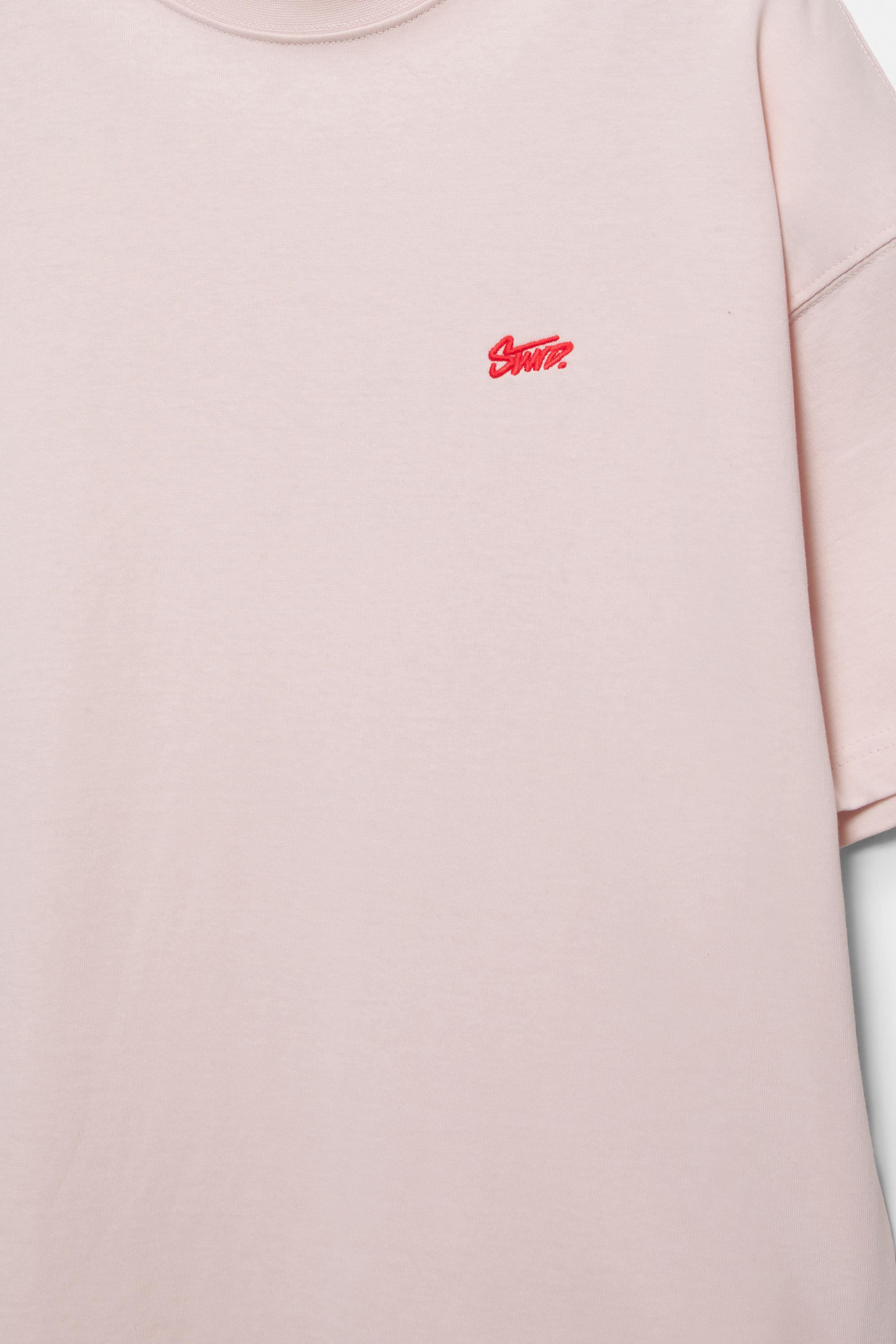 STWD logo boxy T-shirt — Pink
