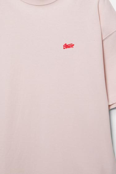 STWD logo boxy T-shirt — Pink 8