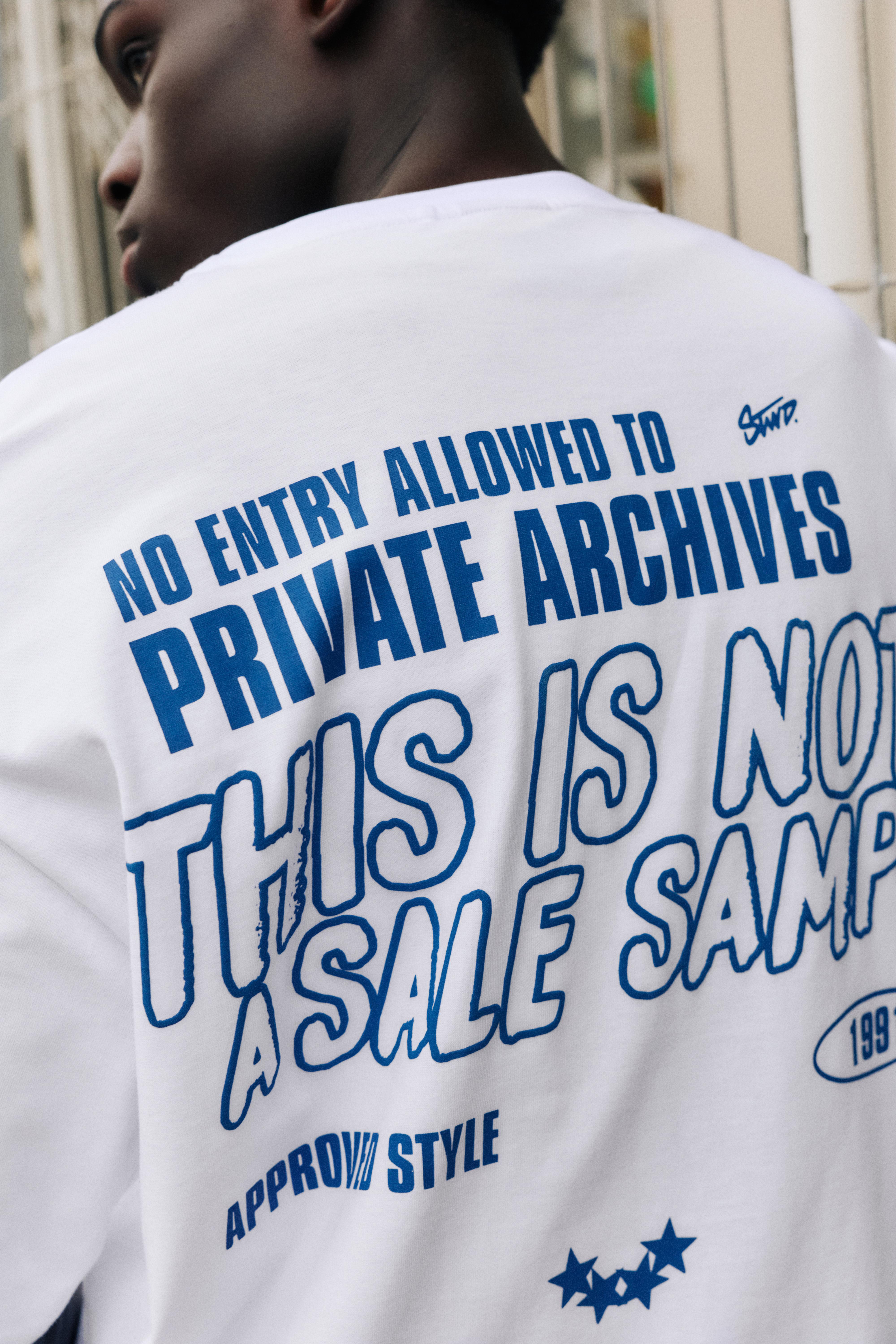 STWD Private Archives graphic T-shirt — White