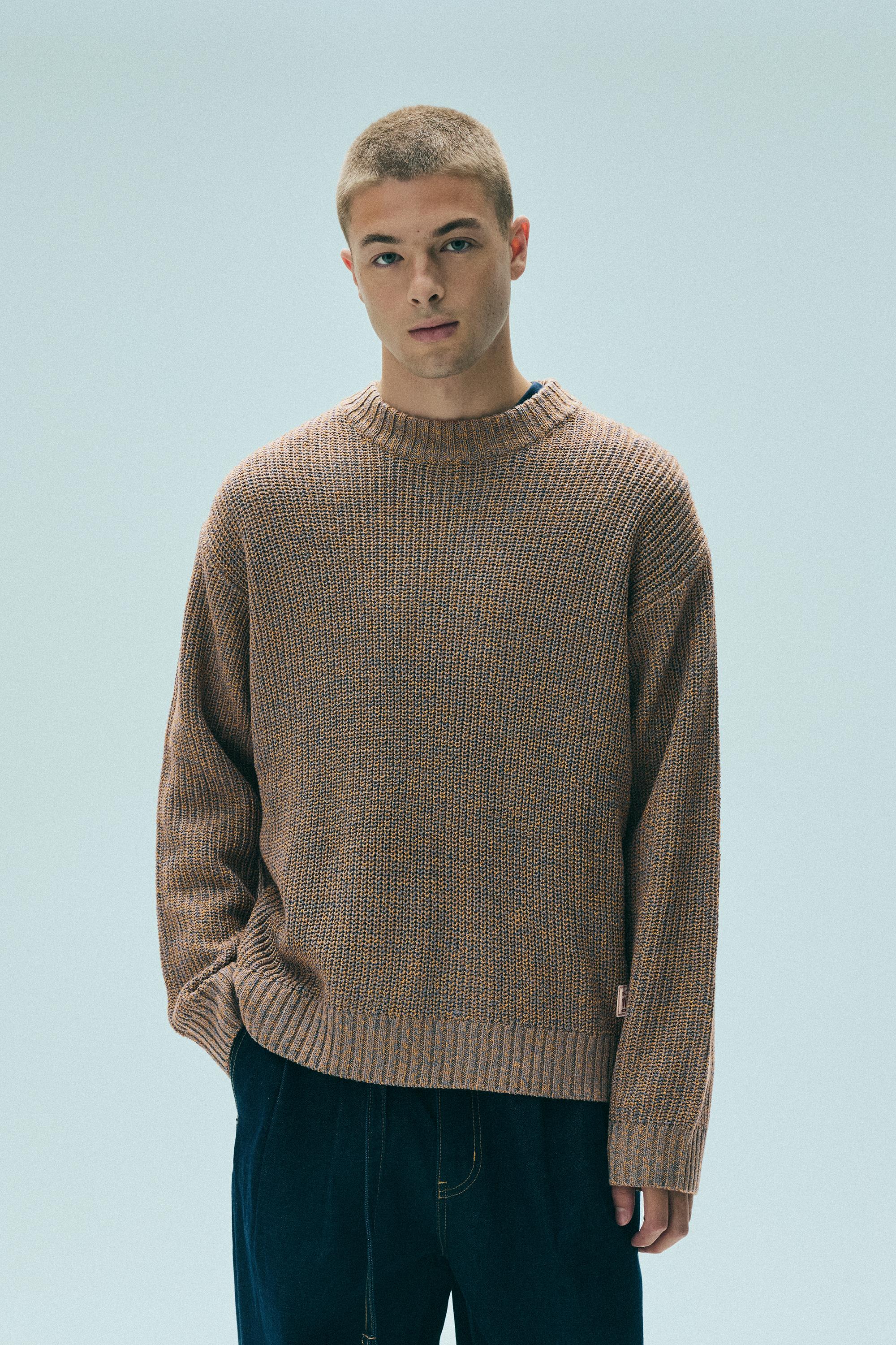 Pull&Bear Burgu örgü kazak görsel 3