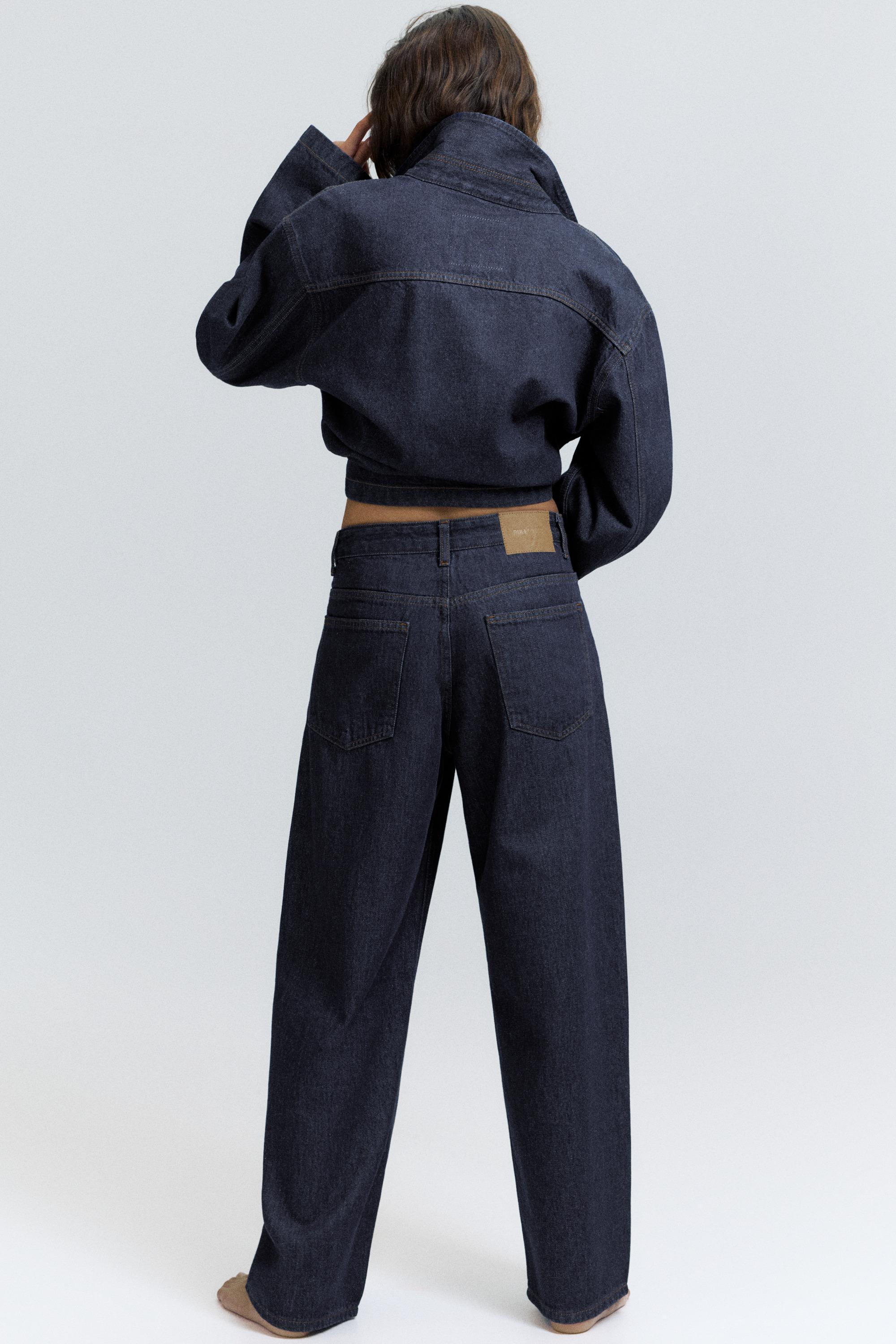 Düşük bel barrel jean - Görsel 72