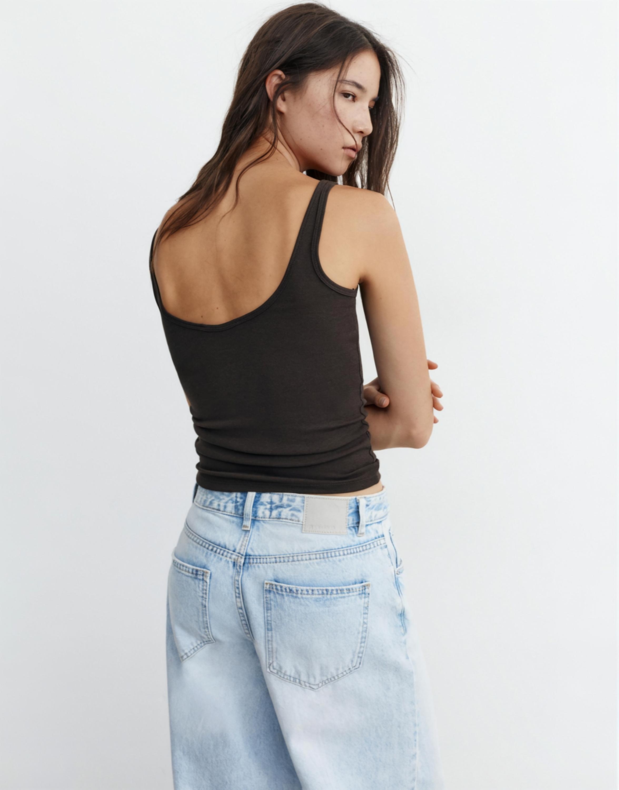 Modal askılı tank top - Görsel 12