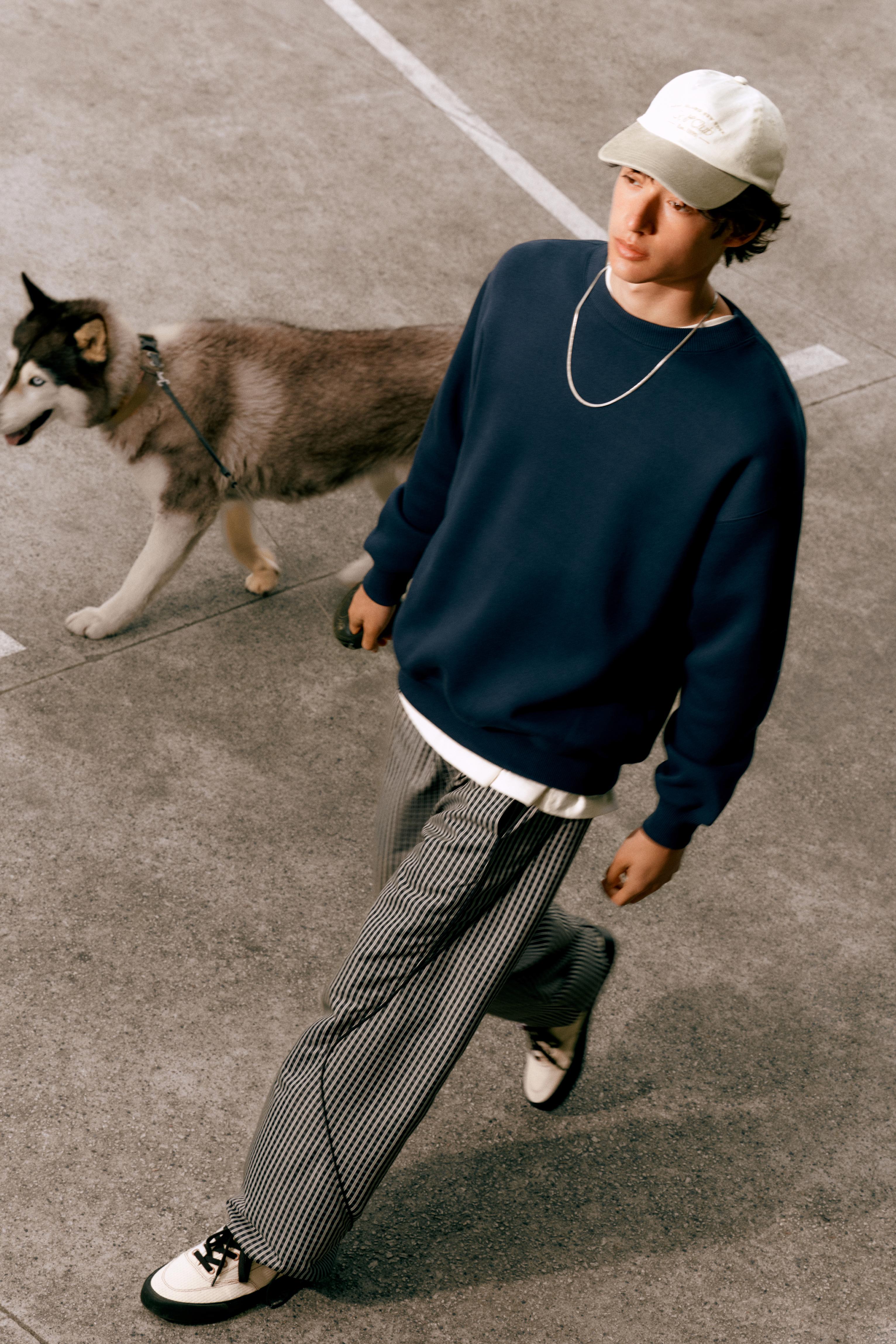 STWD sports joggers — Black/White