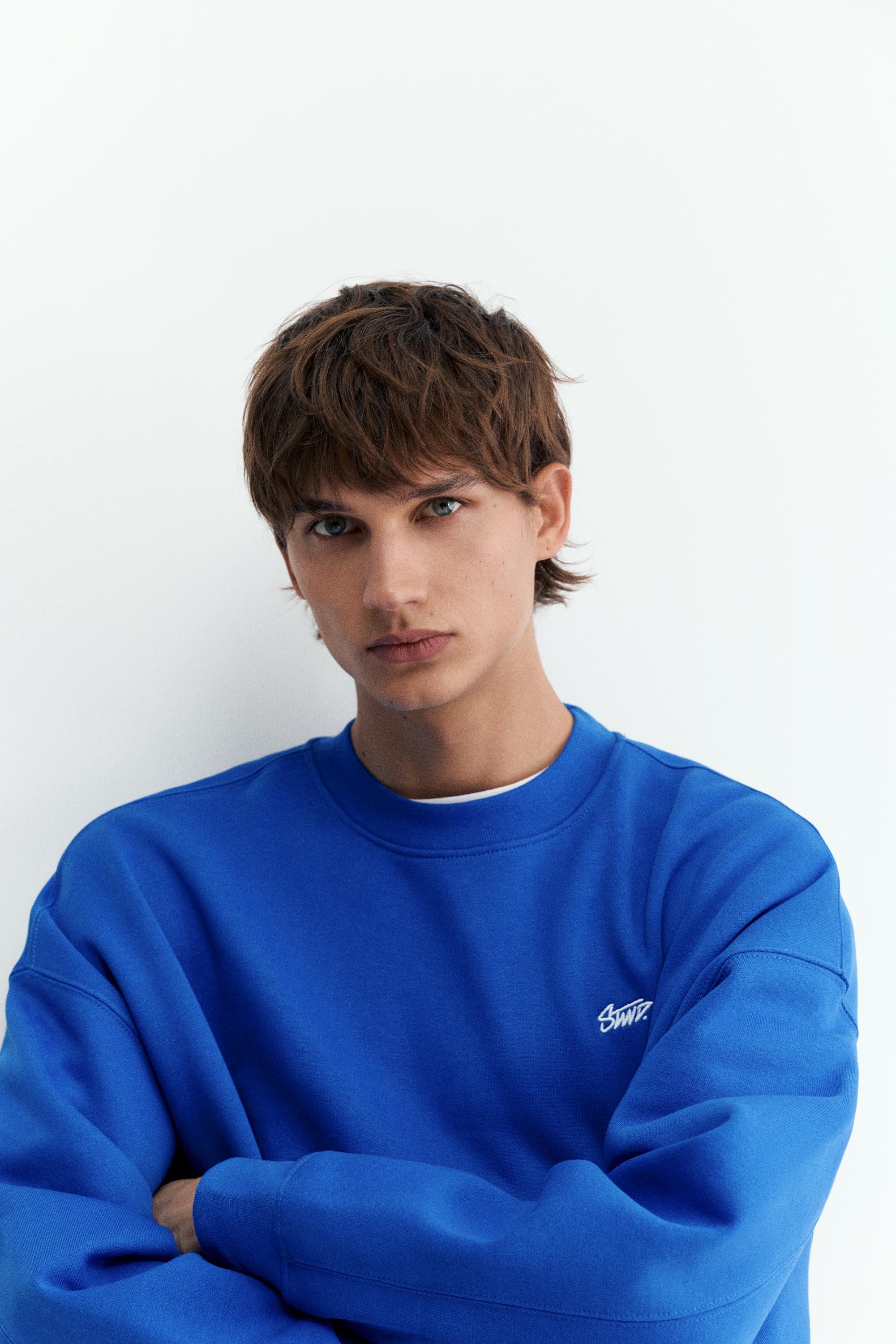 STWD boxy sweatshirt — Deep blue