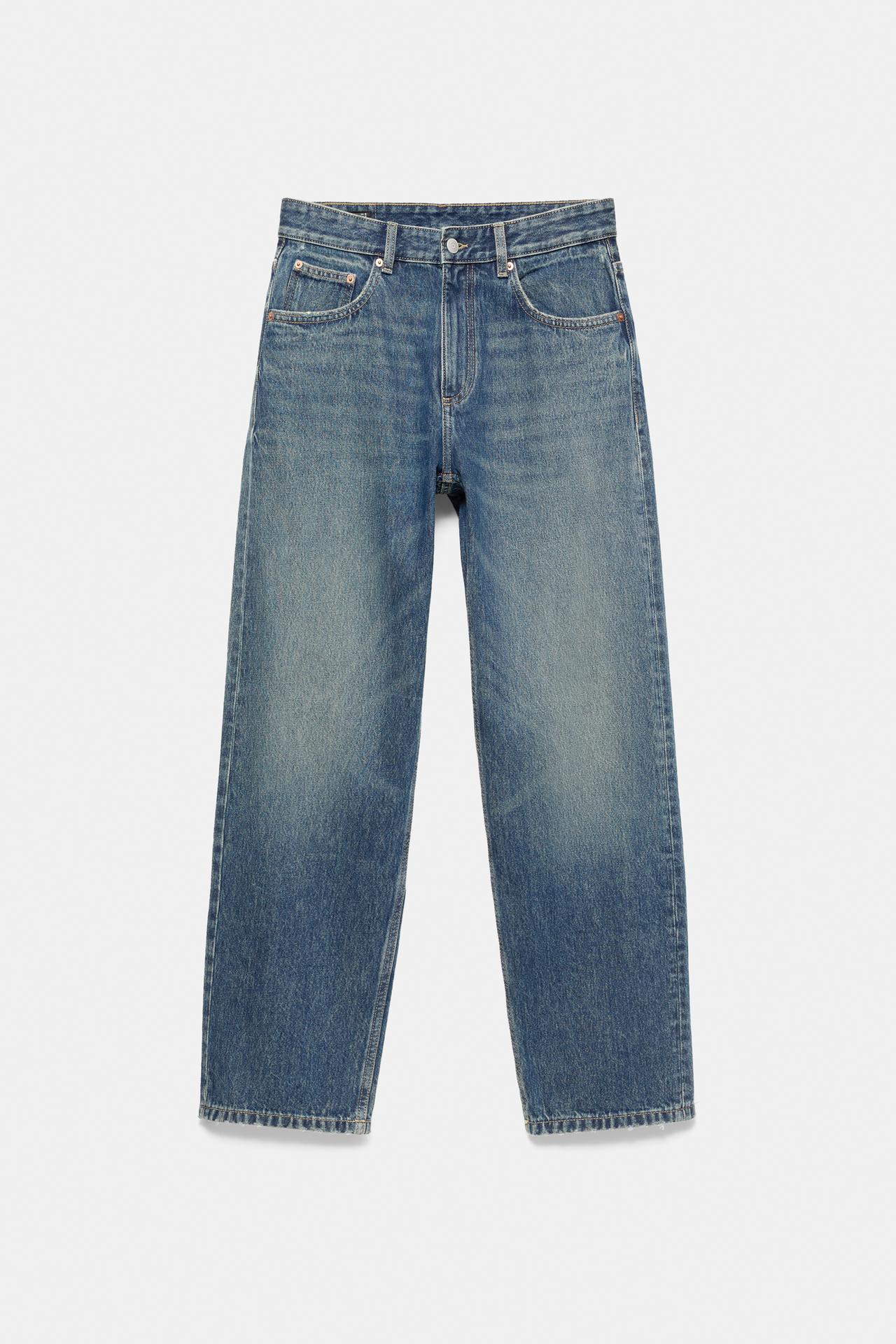 Straight-leg jeans — Dark blue