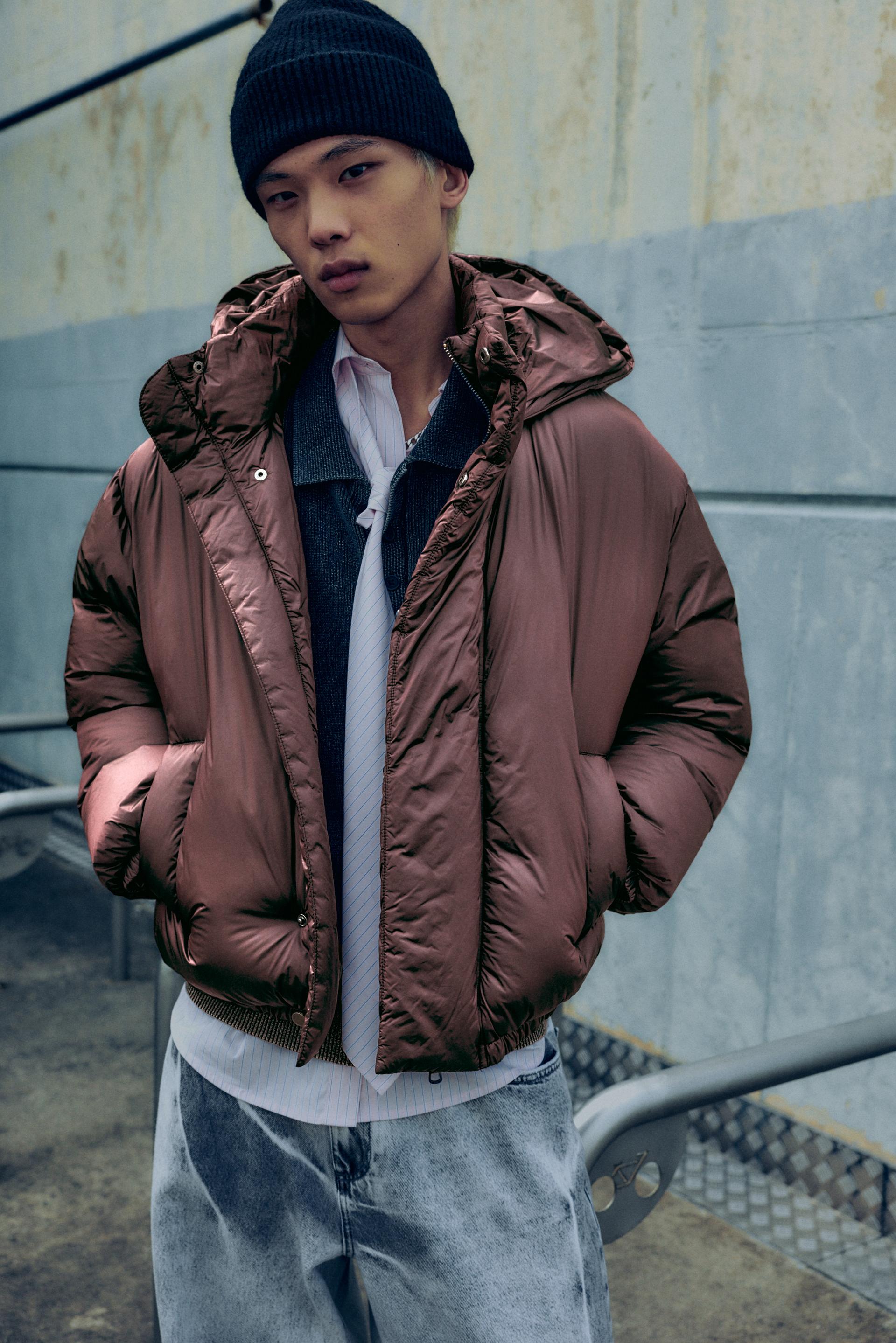 Chaqueta Acolchada Chaqueta Pull And Bear Roja Chaqueta Acolchada