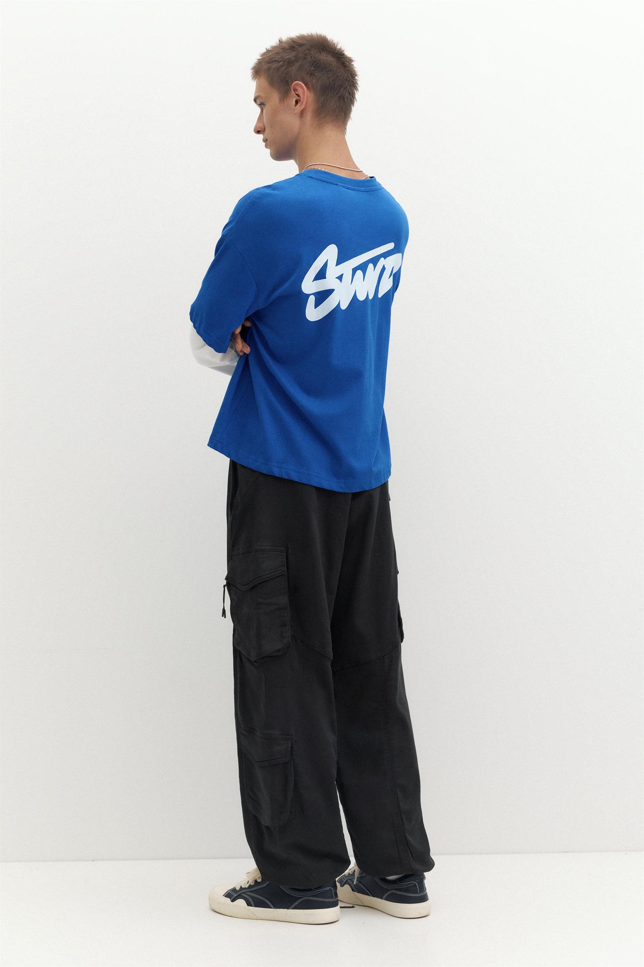 Multi-pocket joggers — Black