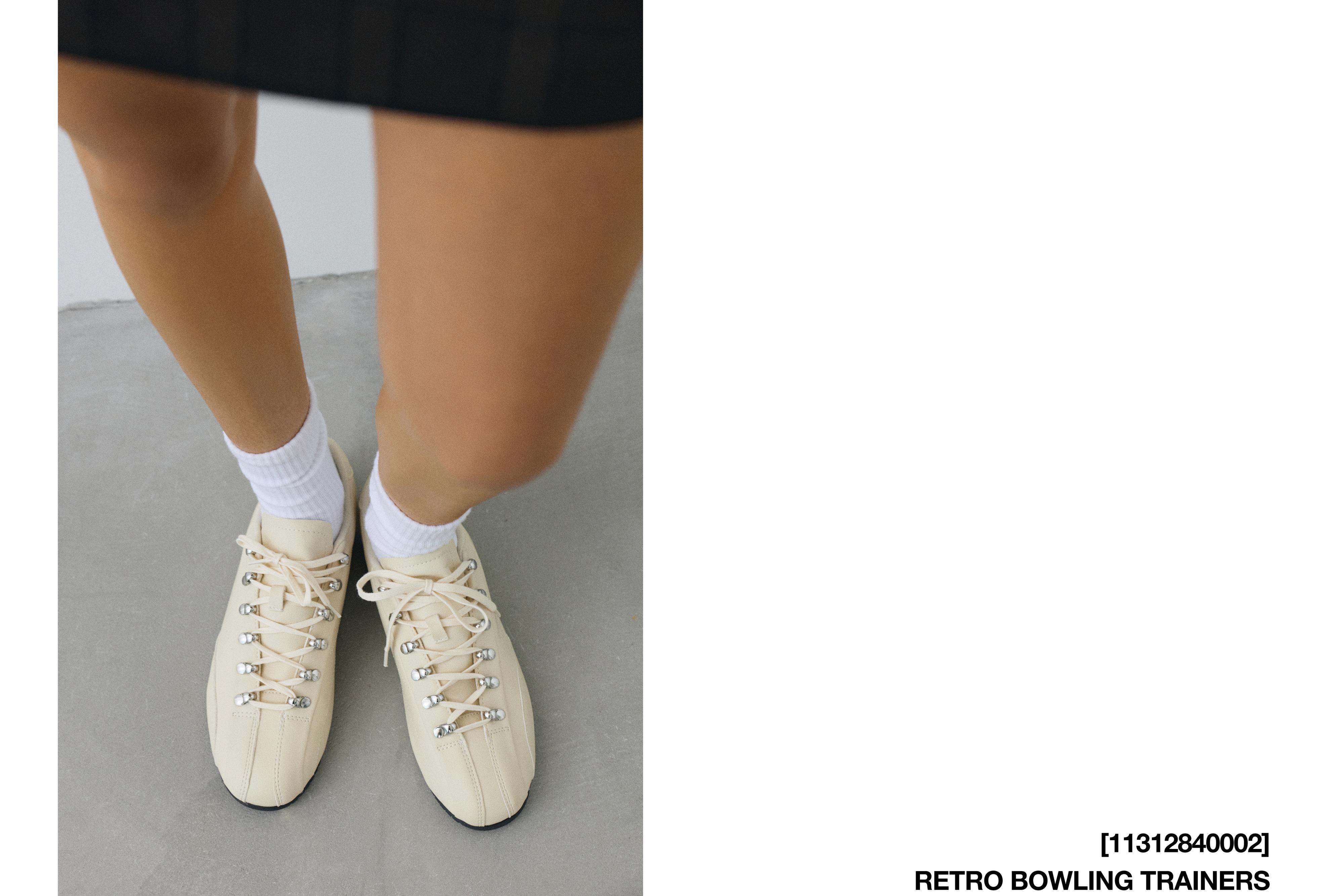 Bowling trainers — Ecru