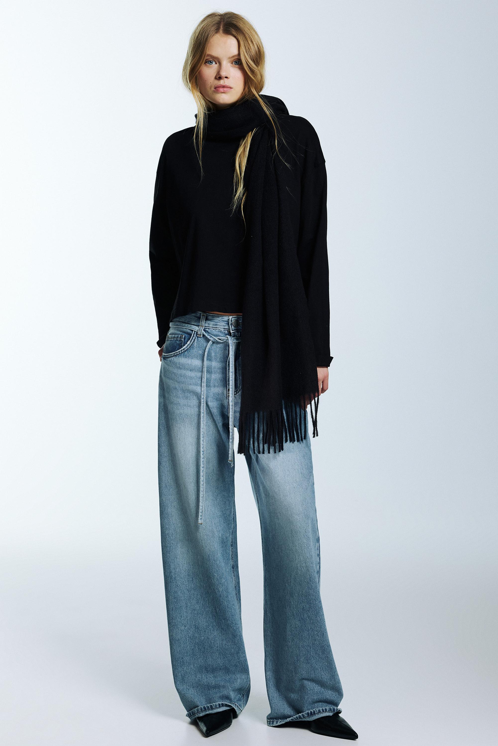 Bağcıklı baggy jean - Görsel 177