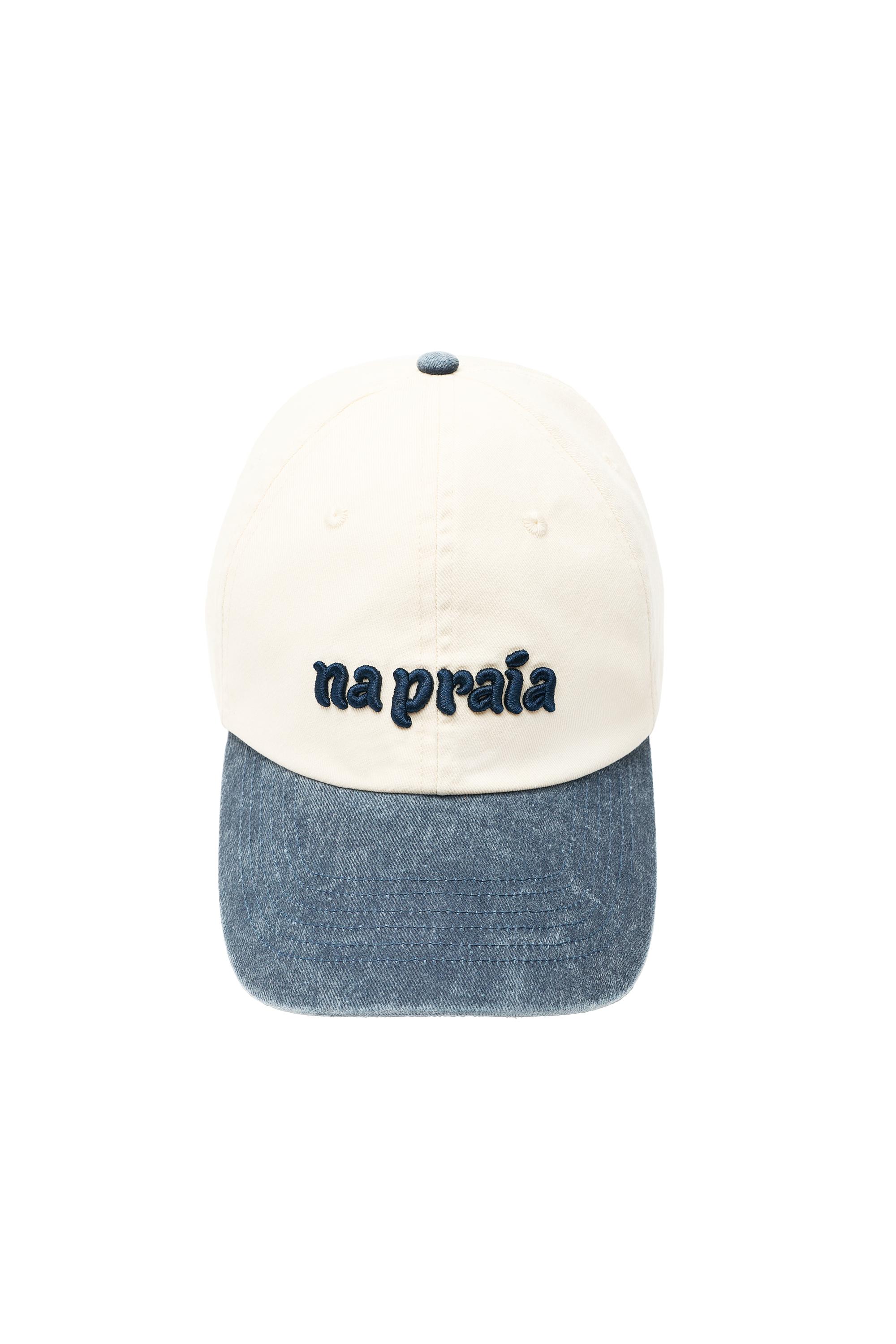 Na praia işlemeli şapka - Görsel 2