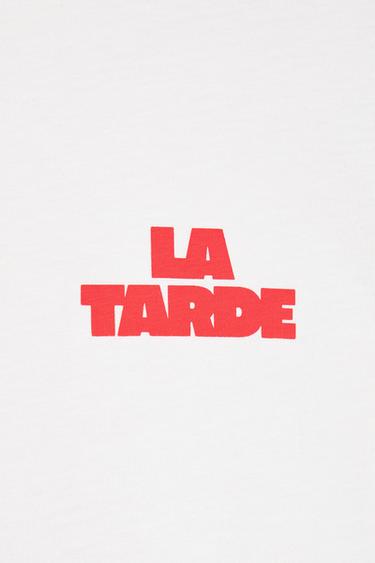 La Tarde graphic T-shirt — White 9