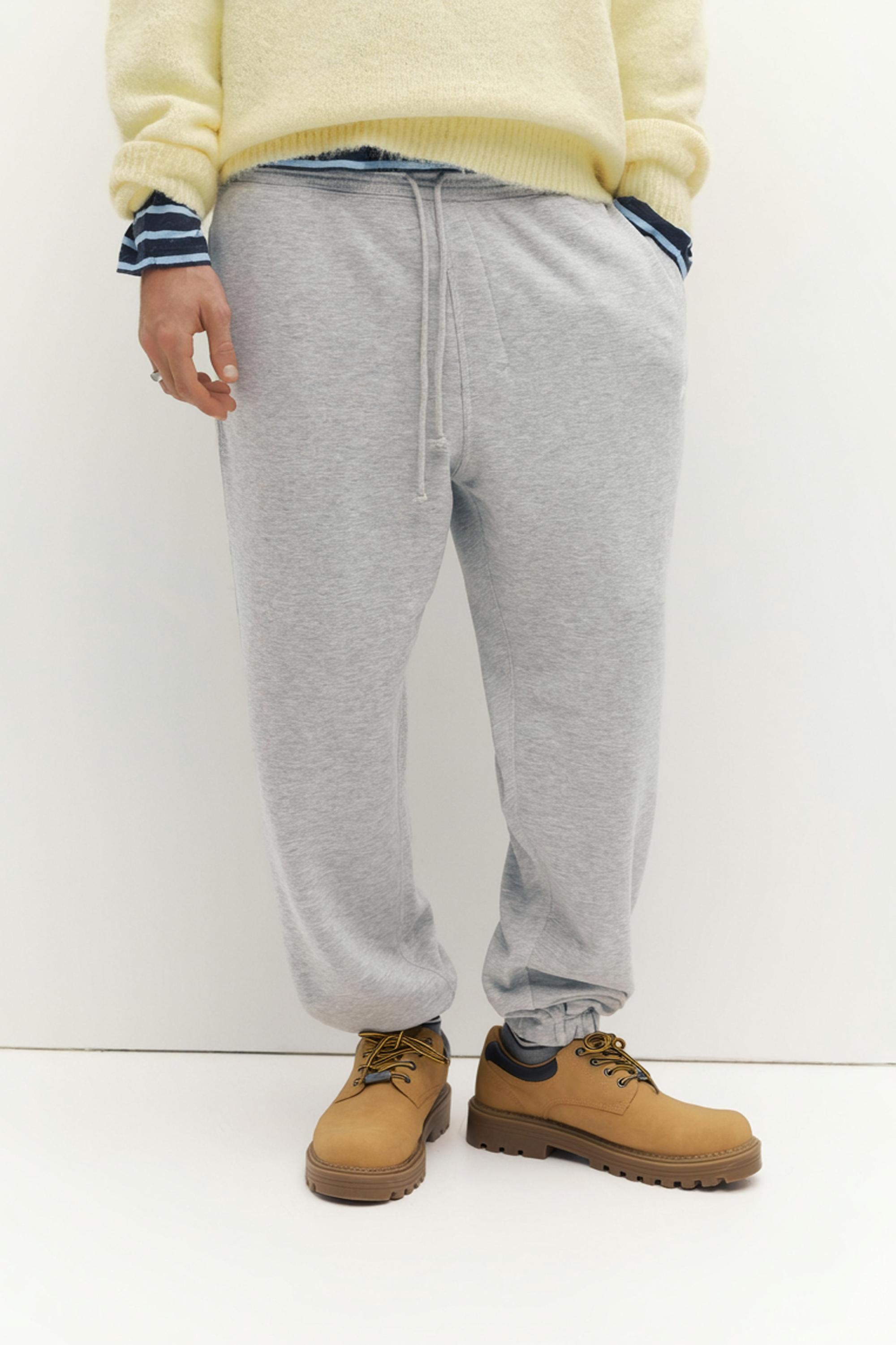 STWD tracksuit bottoms — Grey marl