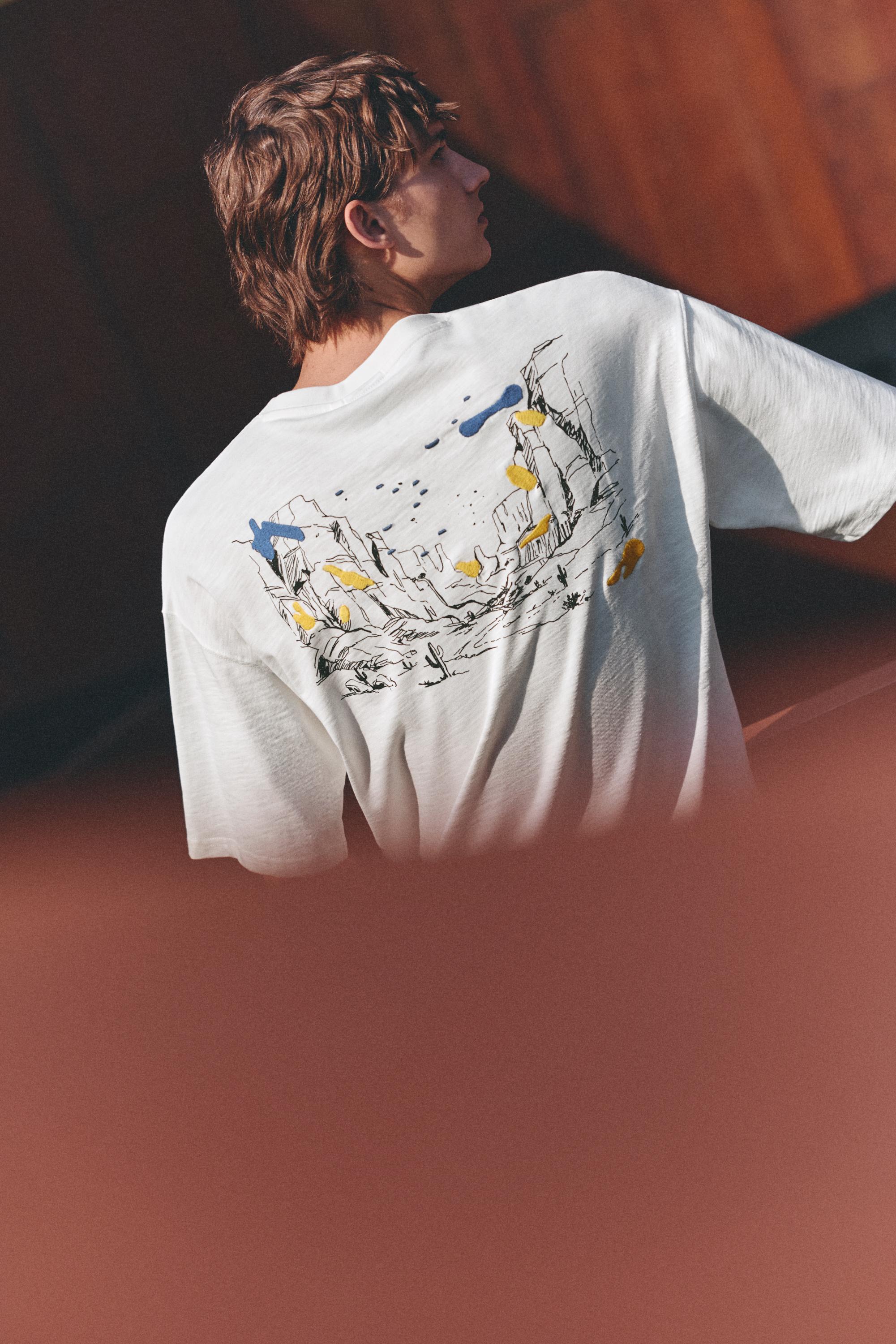 West Paradise graphic T-shirt — Off white