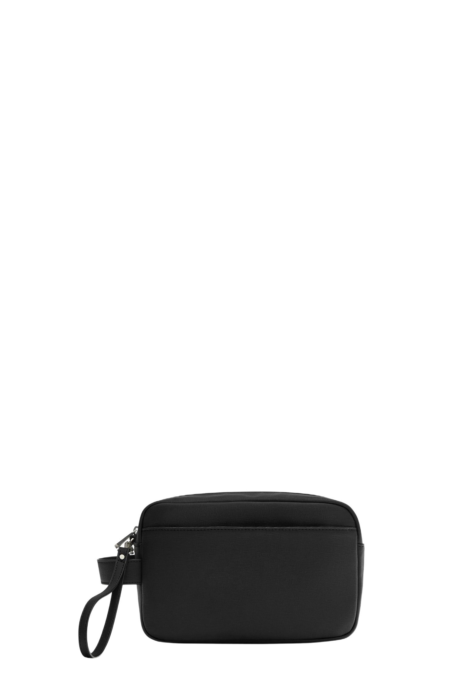 Wash bag with handle — Black