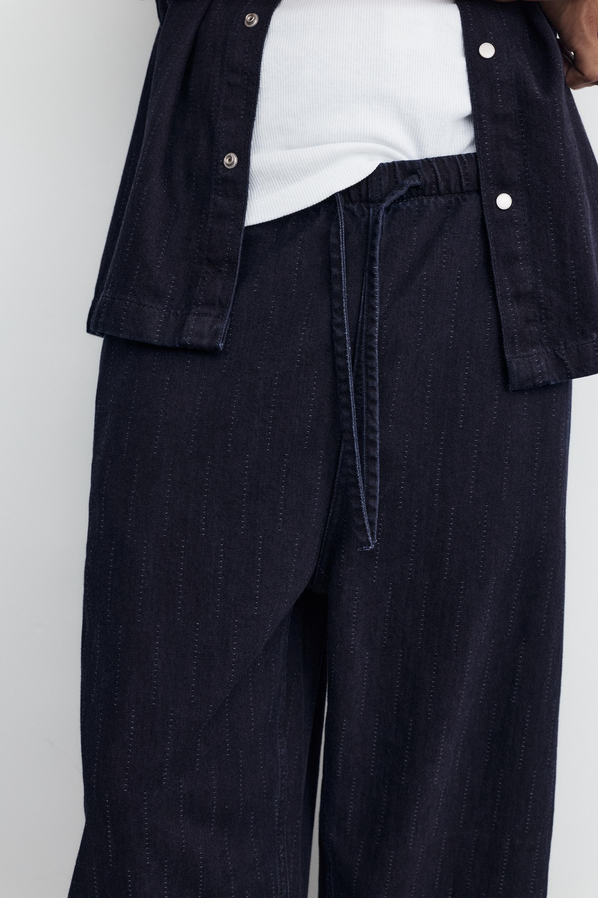 Baggy jogger jeans — Navy