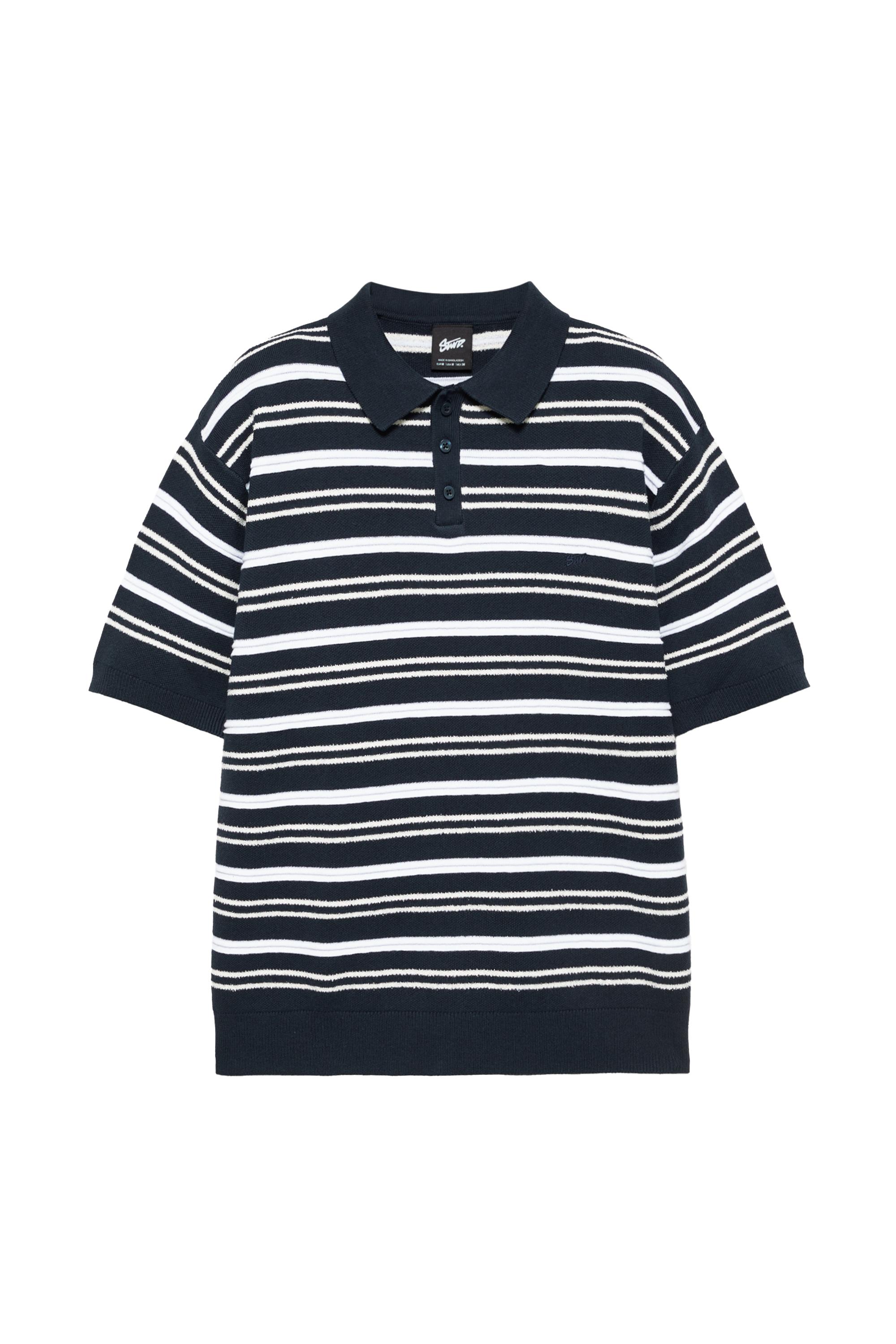 STWD çizgili örme polo - Görsel 13