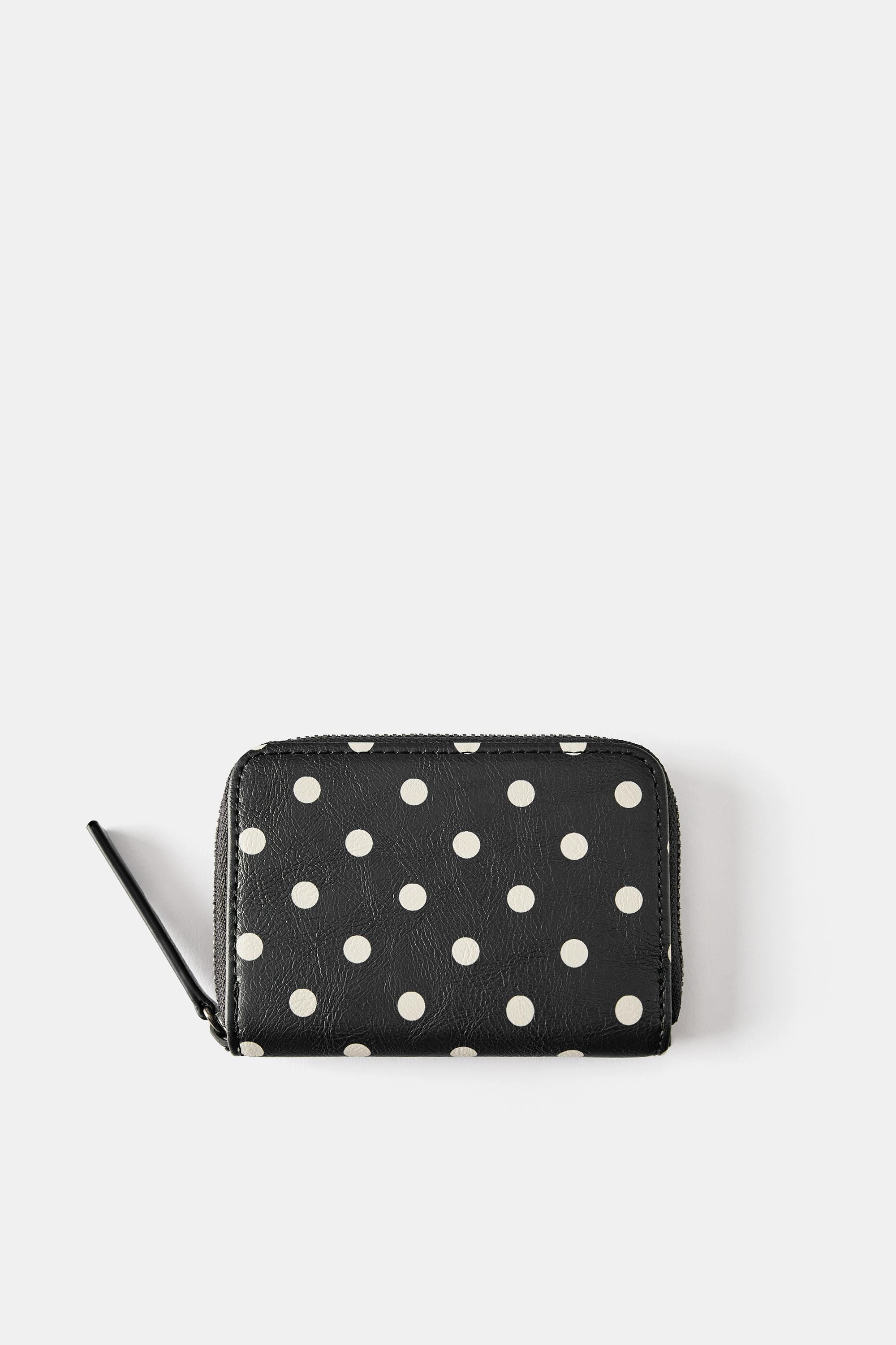 Polka dot purse — Black