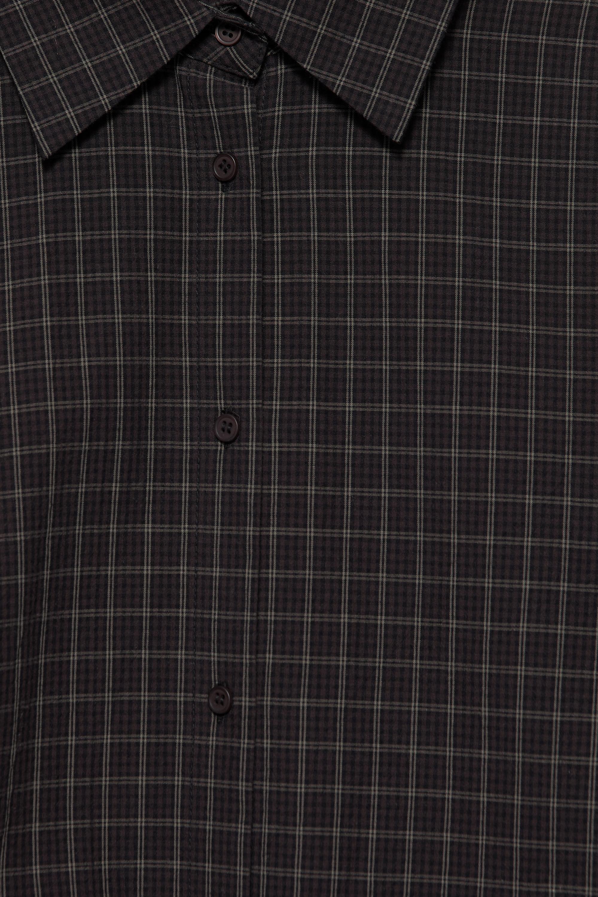 Pull&Bear Oversize kareli gömlek