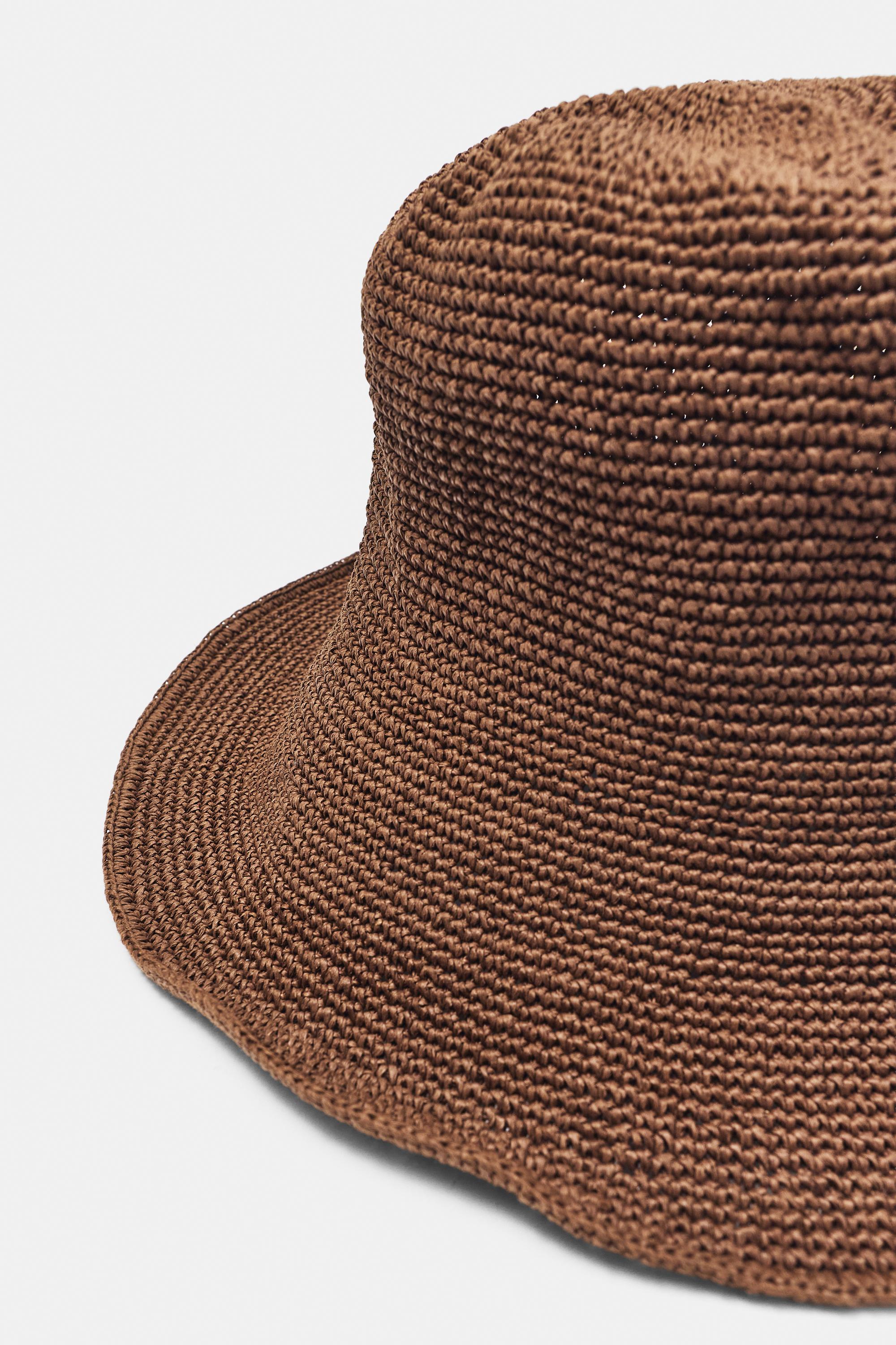 Braided hat — Brown