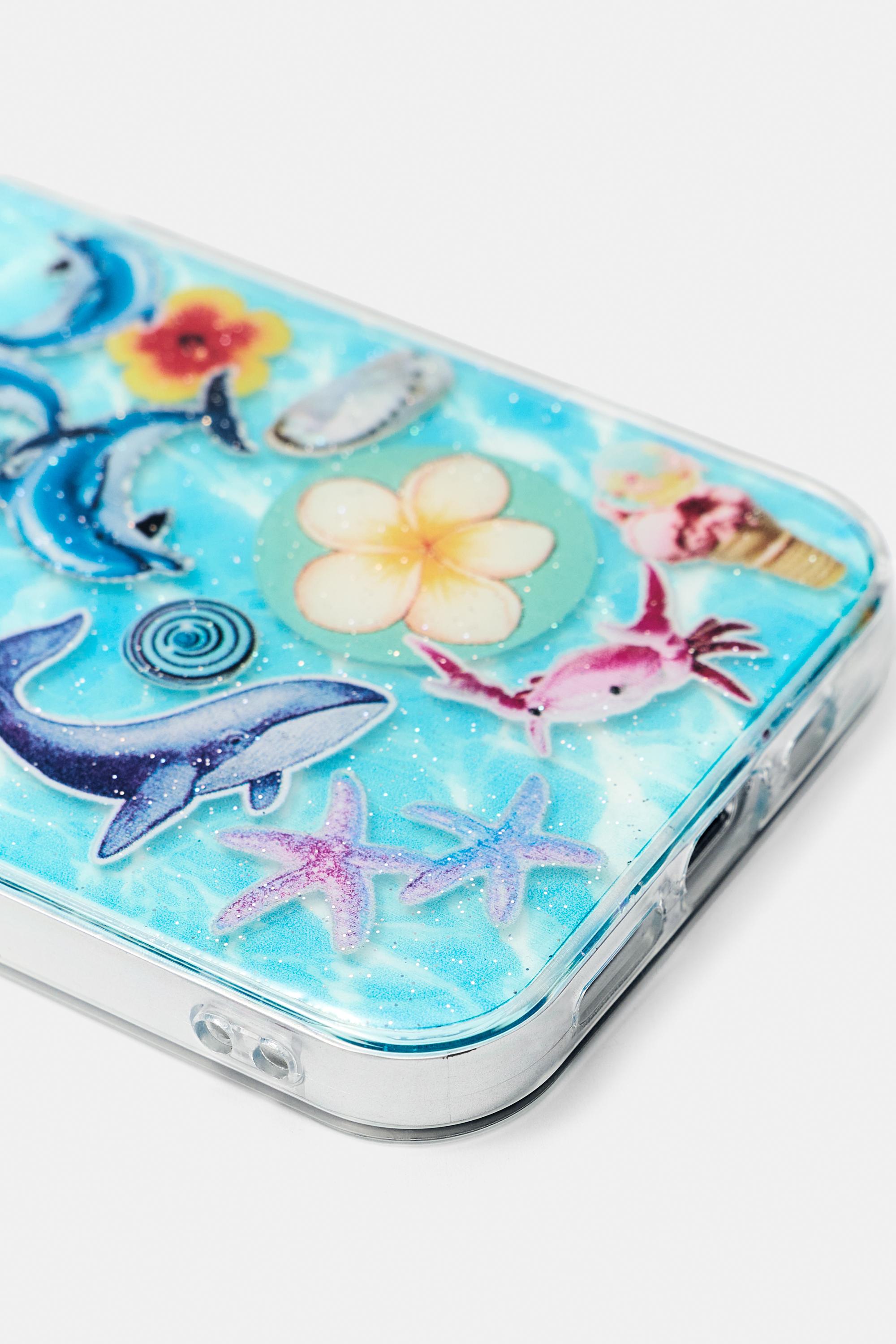 Sticker iPhone case — Blue