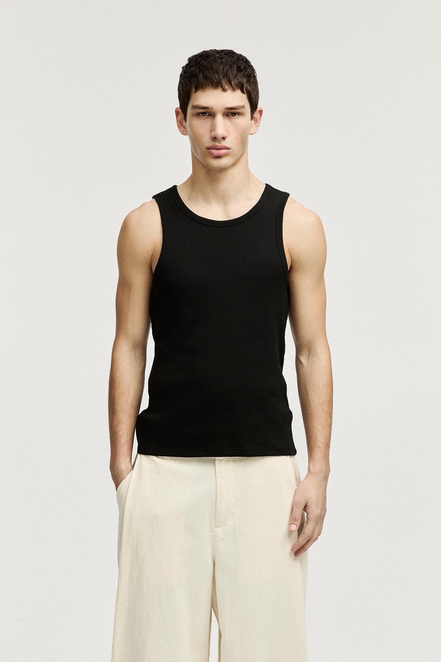 Geripptes Tanktop