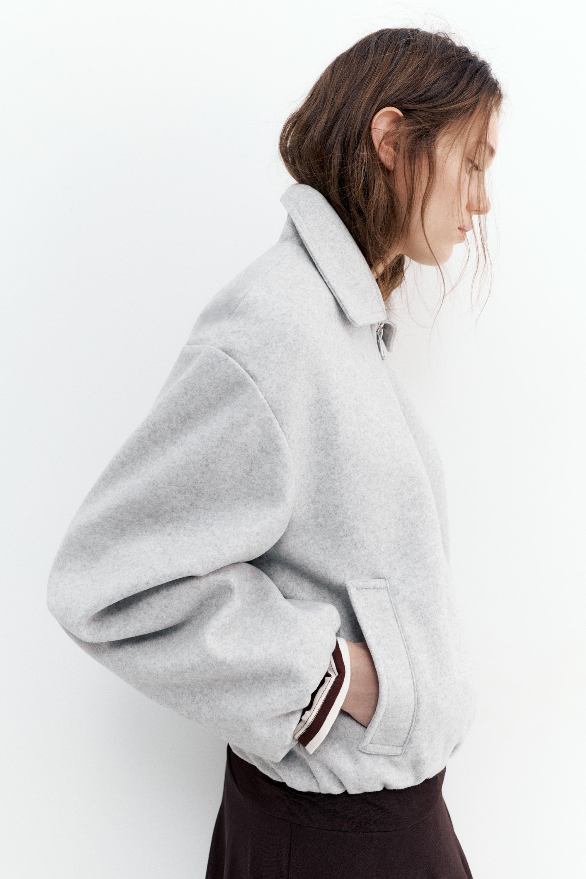 Yumuşak kumaş balon ceket - Görsel 45