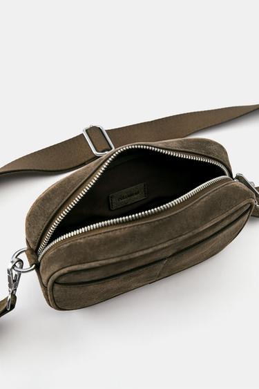 Leather crossbody bag — Brown 6