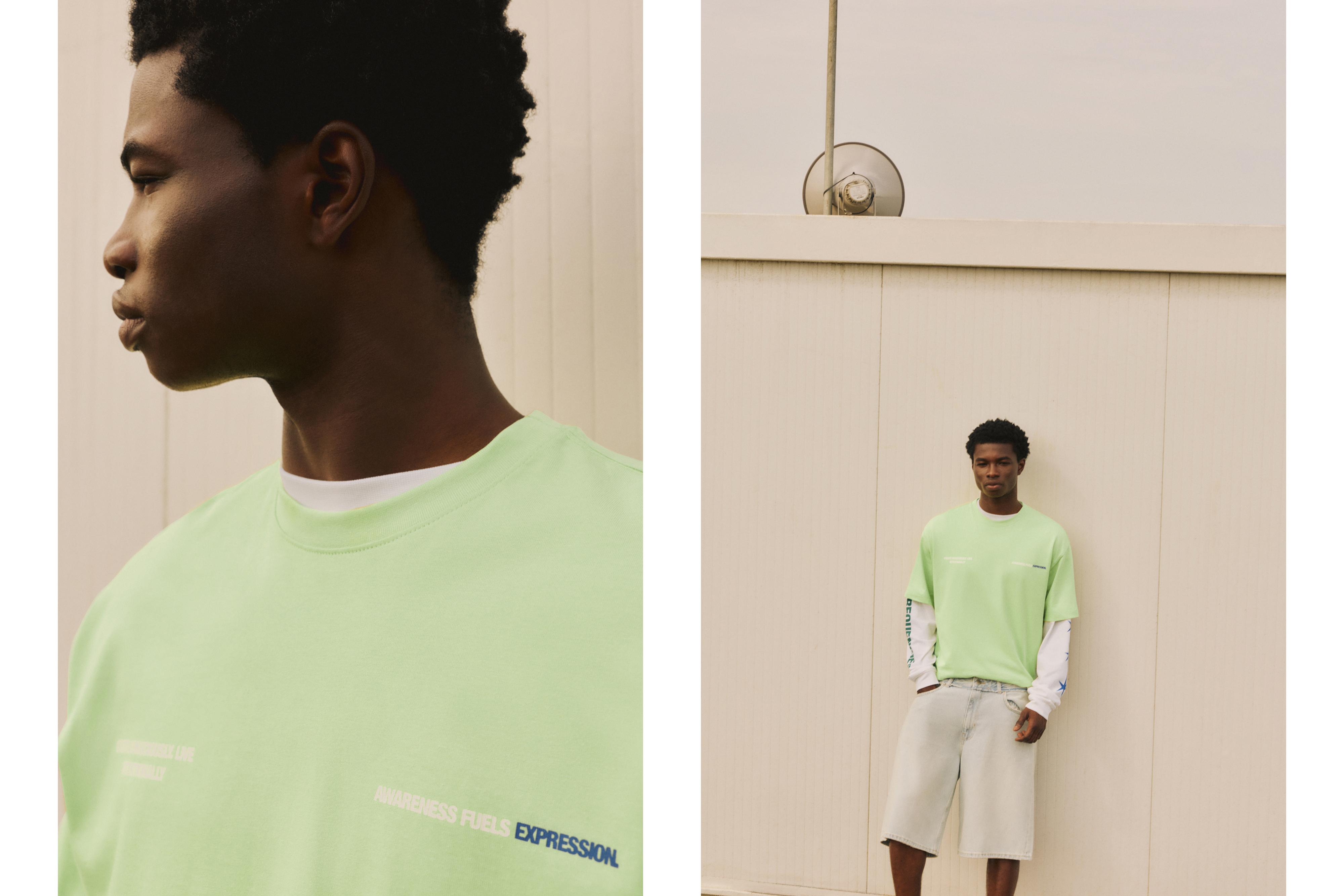STWD graphic T-shirt — Lime