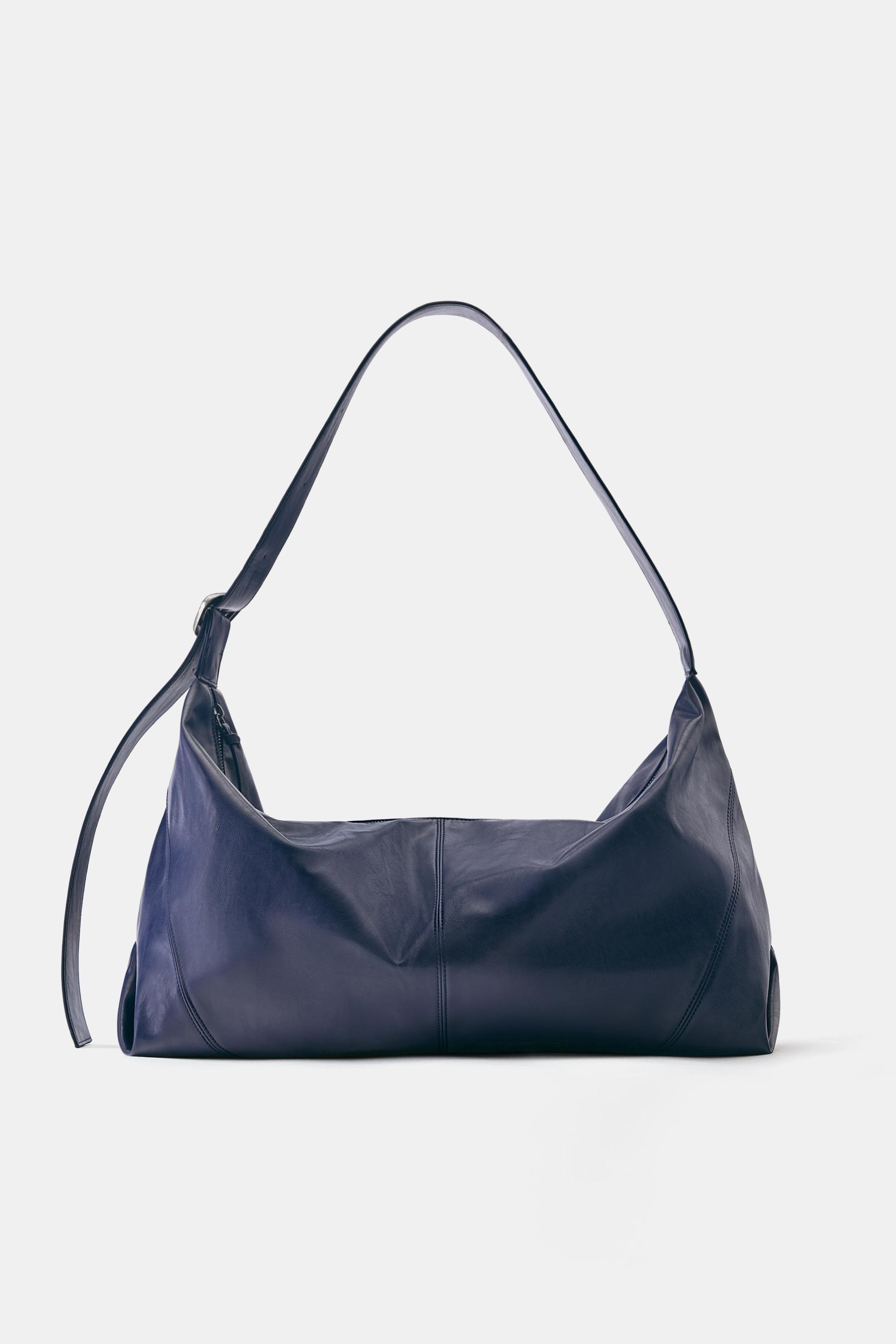 Crossbody shopper bag — Blue
