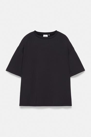 Oversize modal T-shirt — Black 1