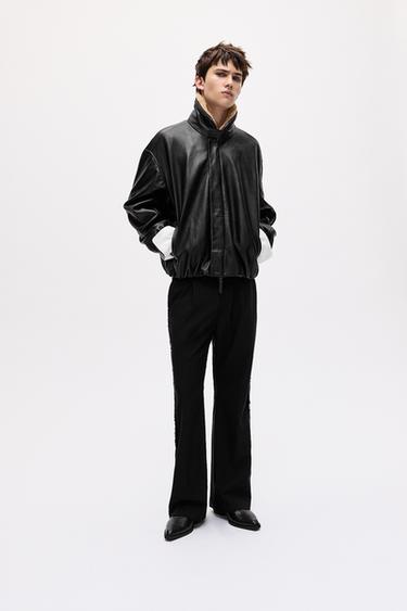 Oscar Ouyang tailored trousers — Black 1